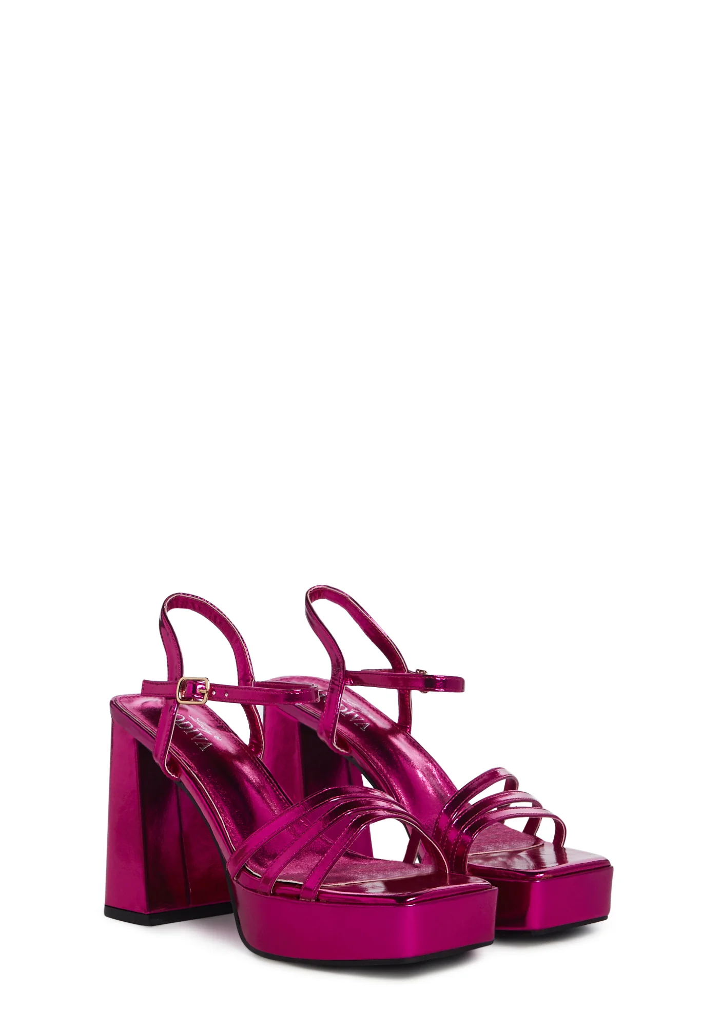 Baby It's You Platform Sandals- Pink - Image 3