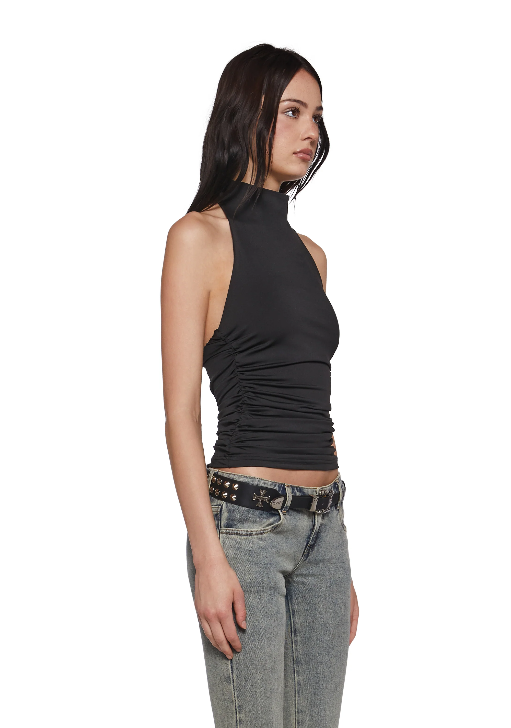 Cool Points Open Back Top - Black - Image 4