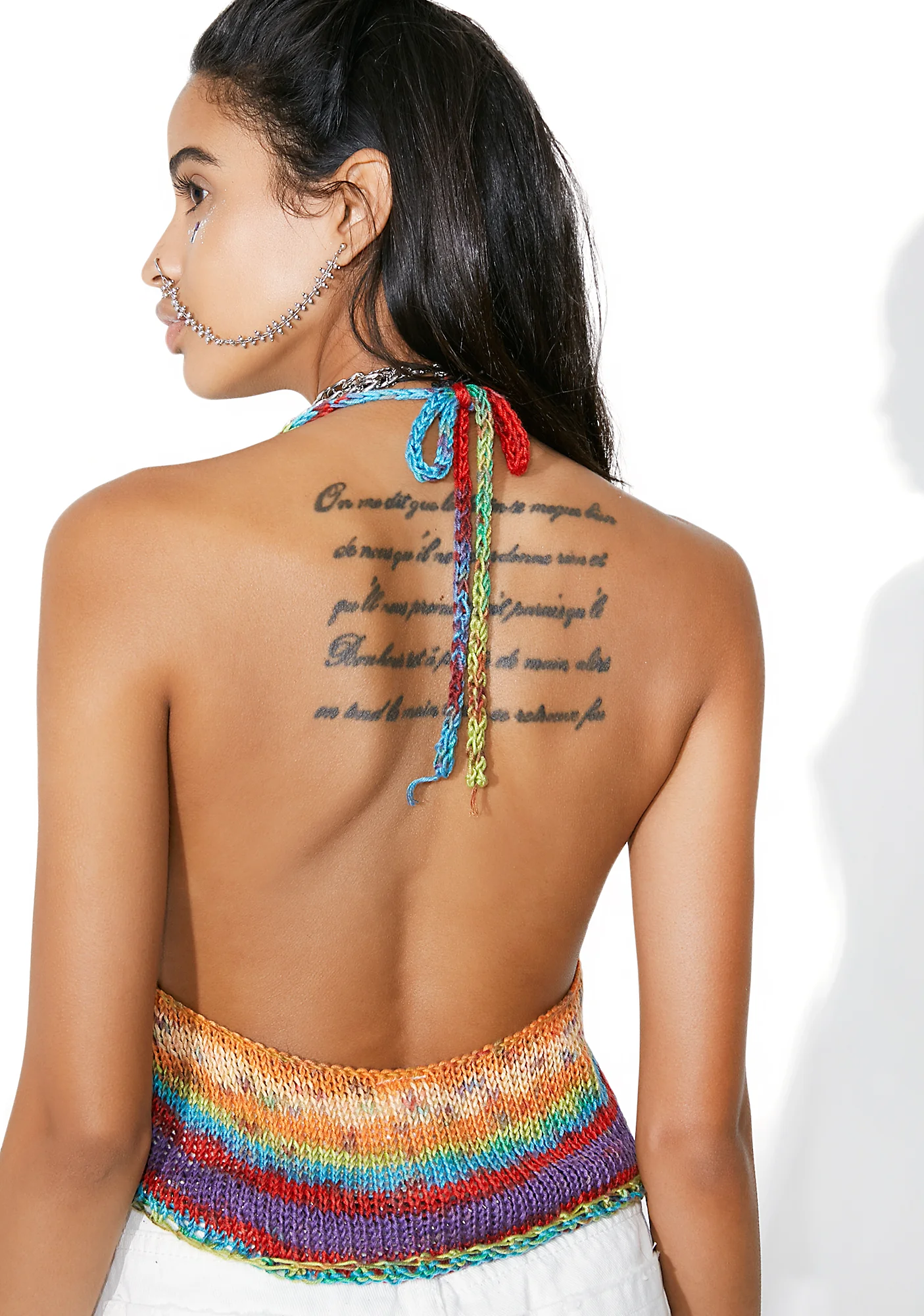 Backless Turtleneck Crop - Image 2