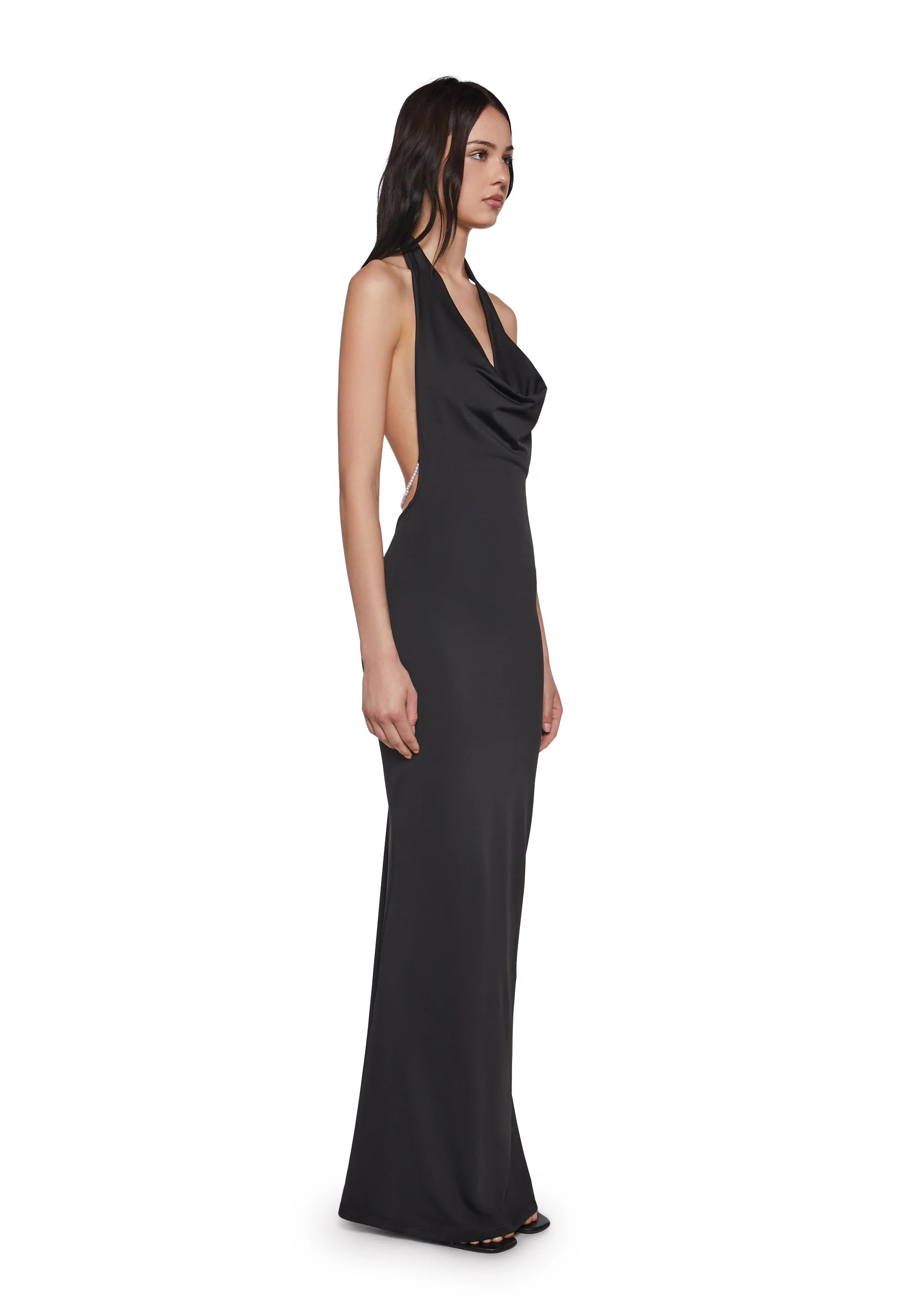 Dazzling Backless Maxi Dress - Image 3