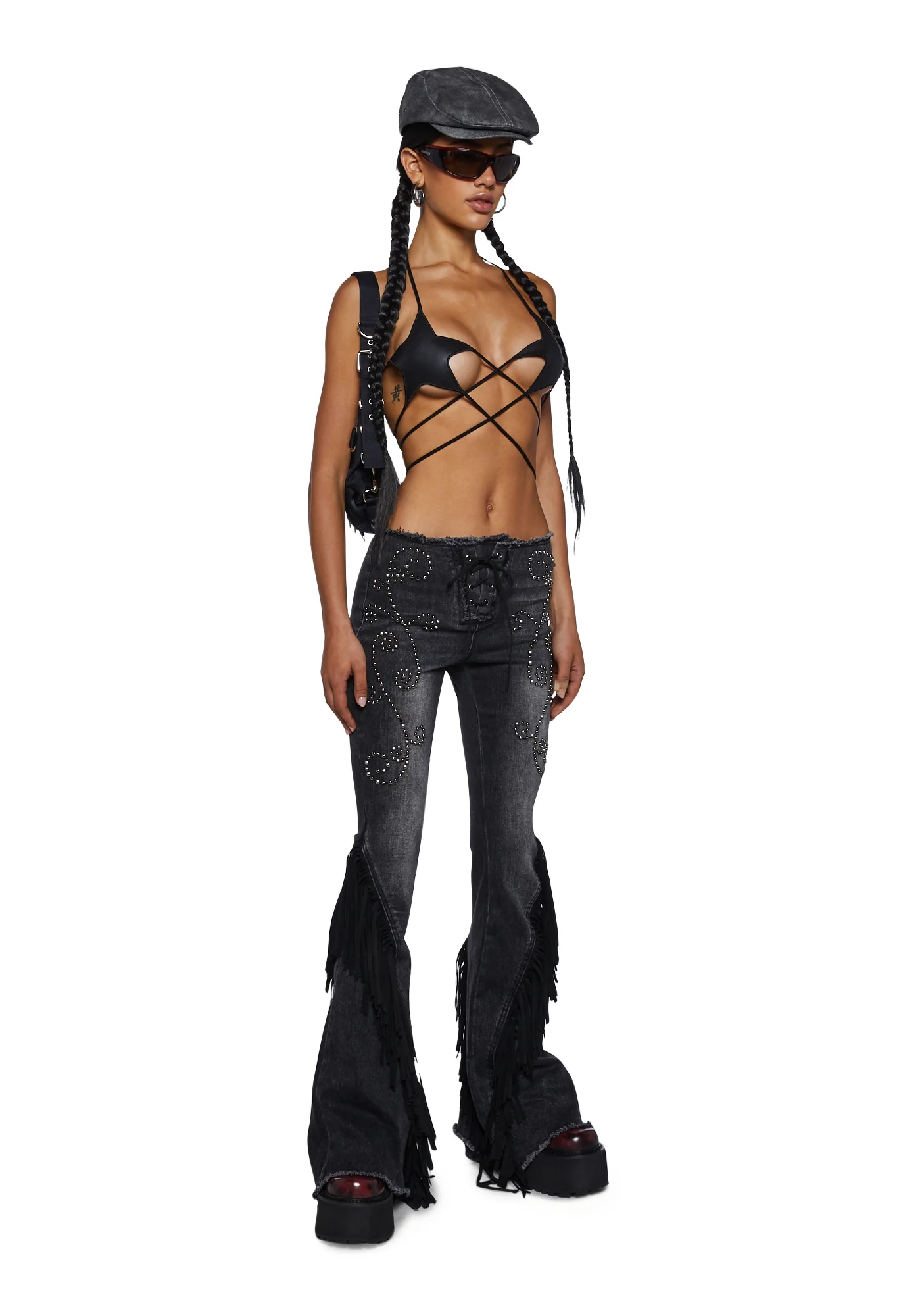 Backroads Bra Top- Black - Image 2