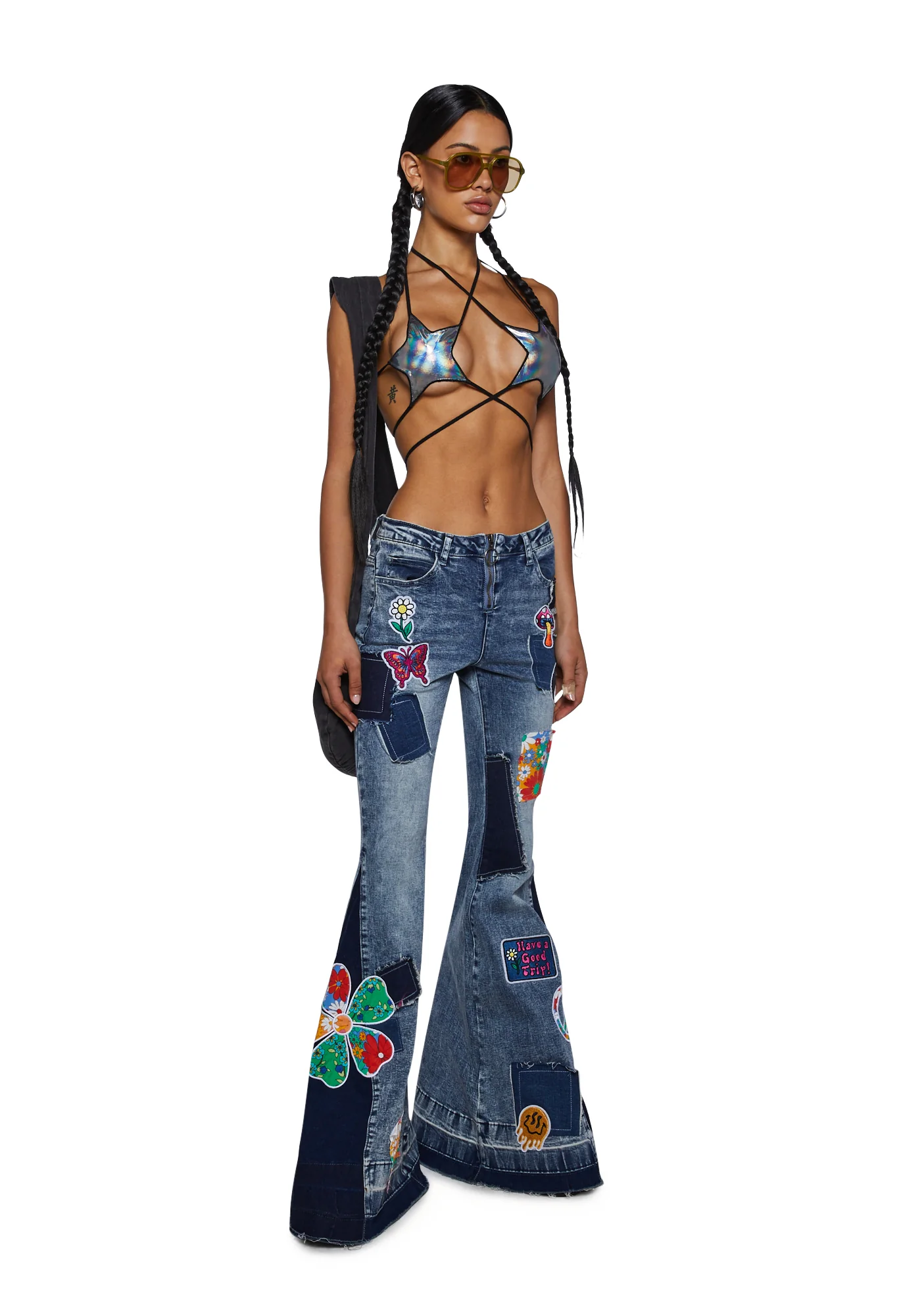 Backroads Bra Top - Holographic - Image 2