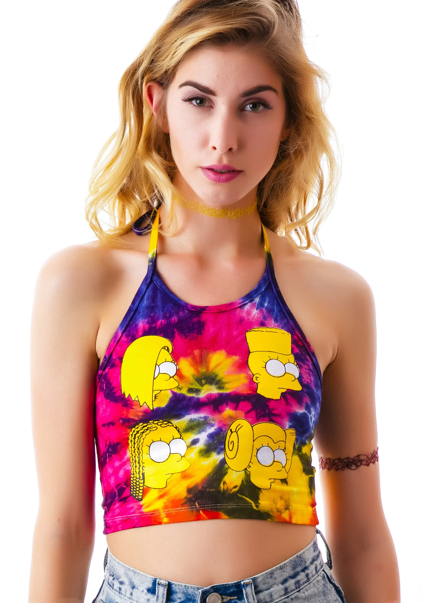 Bad Bitches Weaves Tie Dye Halter - Image 5