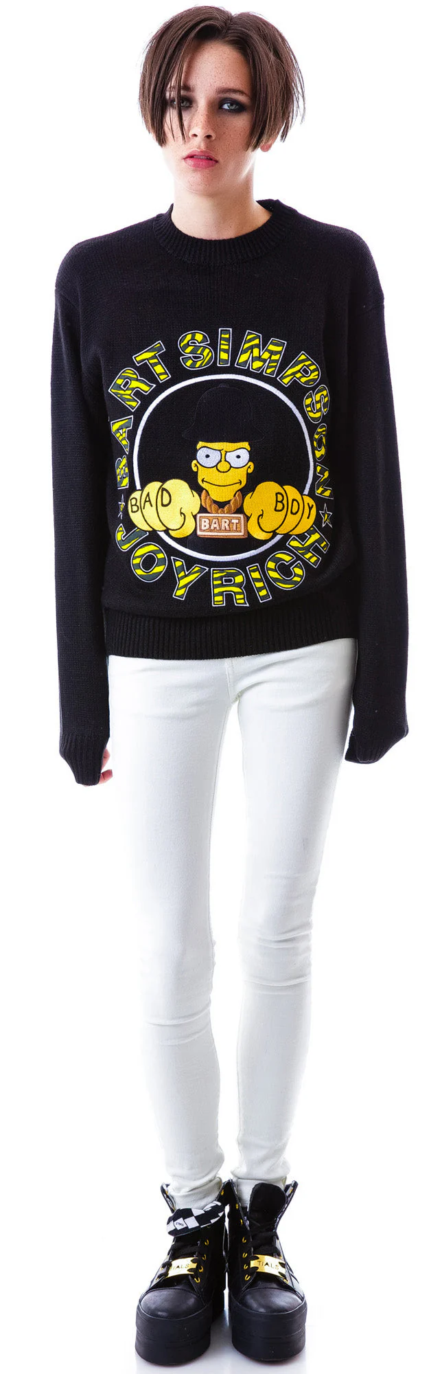 Bad Boy Bart Knit Crew - Off White - Image 10