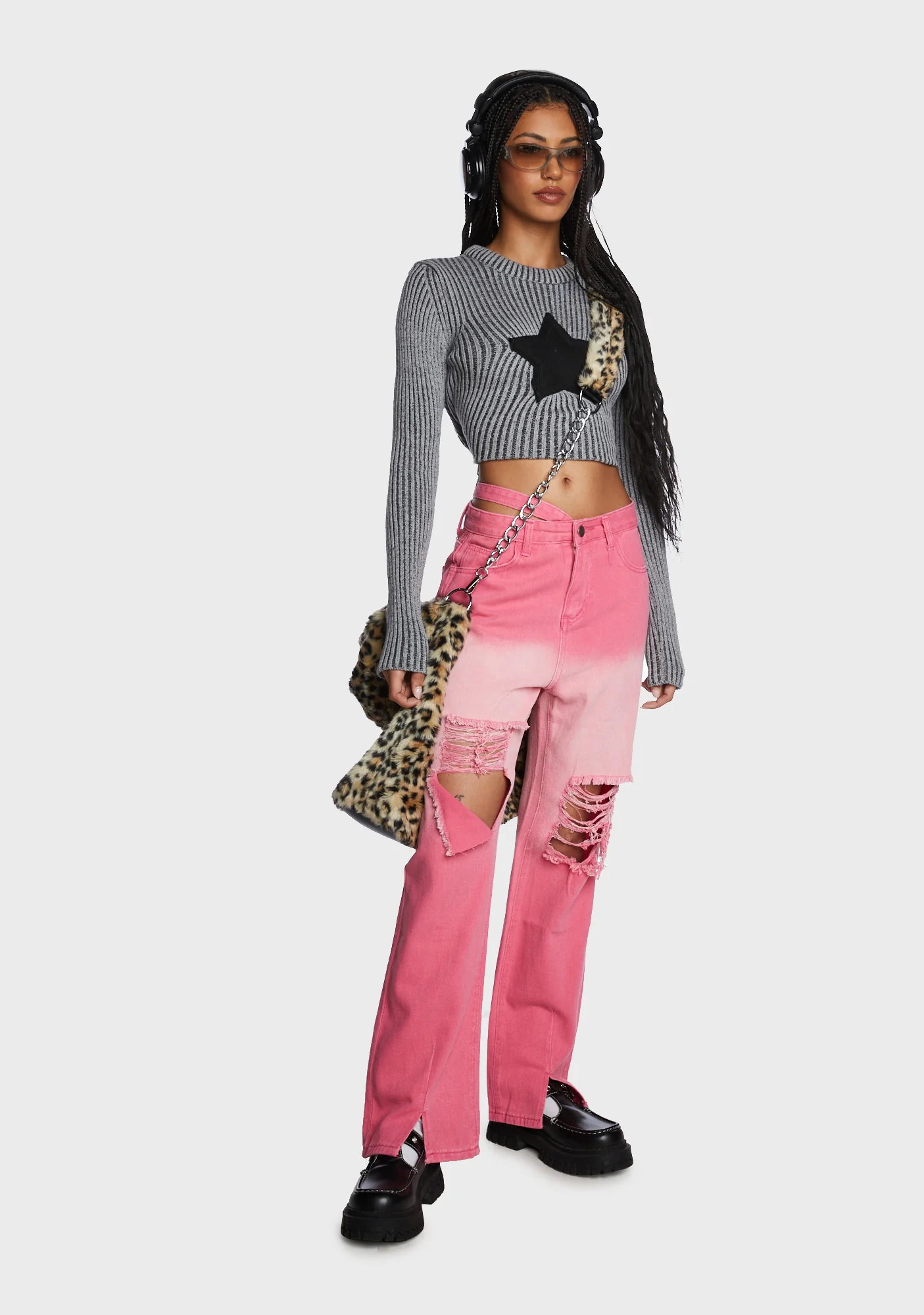 Bad Habits Distressed Jeans - Image 3