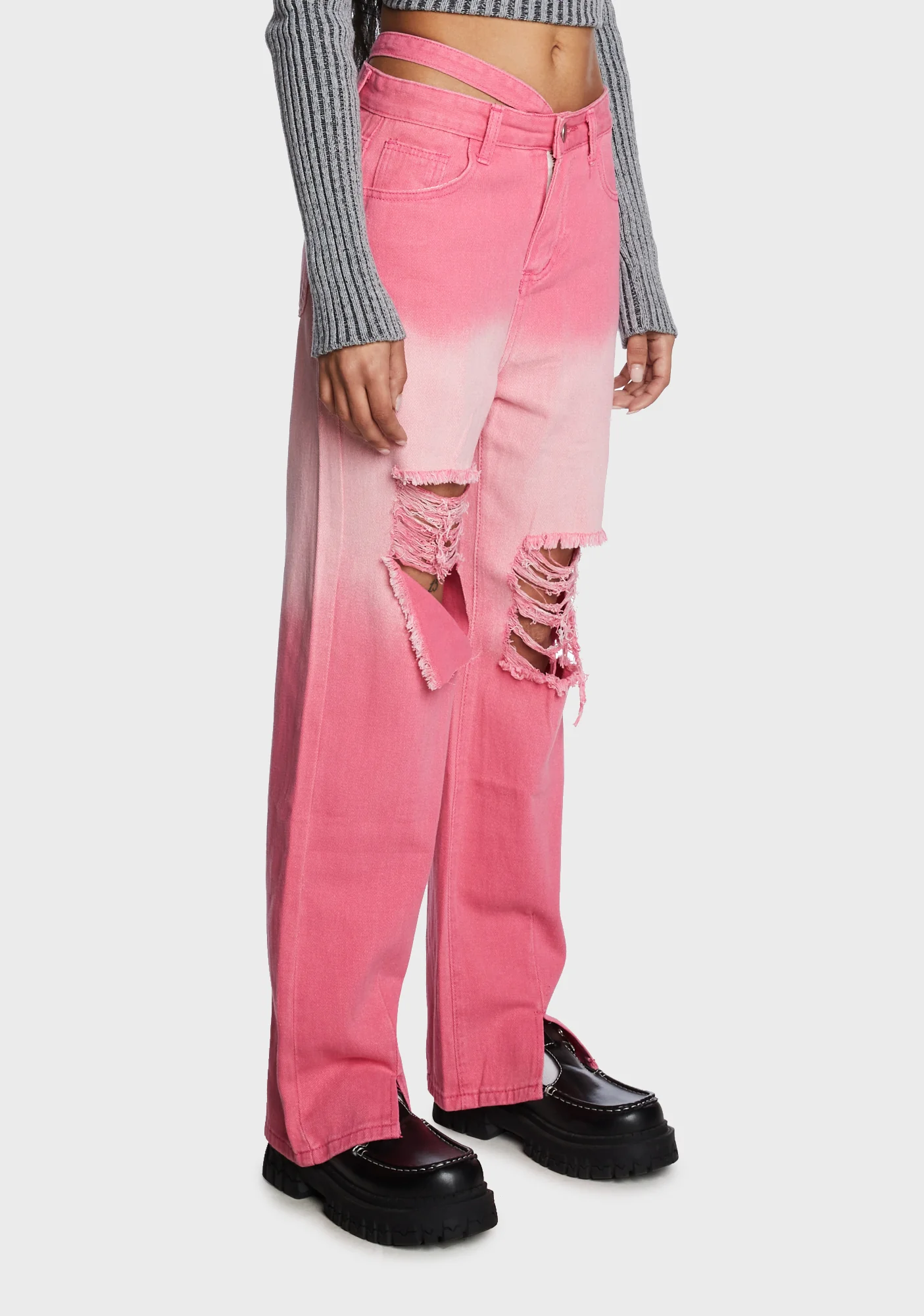 Bad Habits Distressed Jeans - Image 4