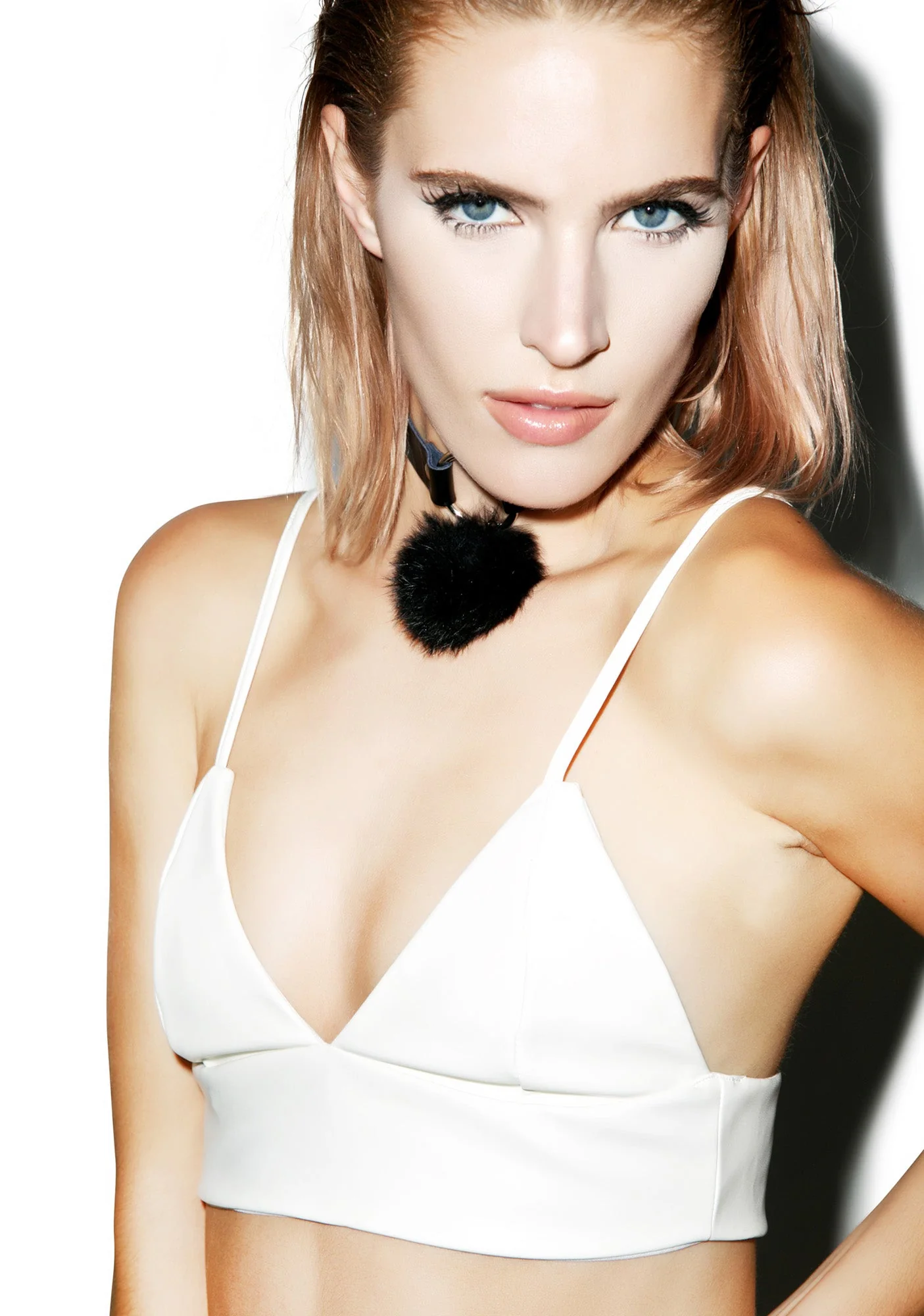 Bad Kitty Bralette - Light Orange - Image 11