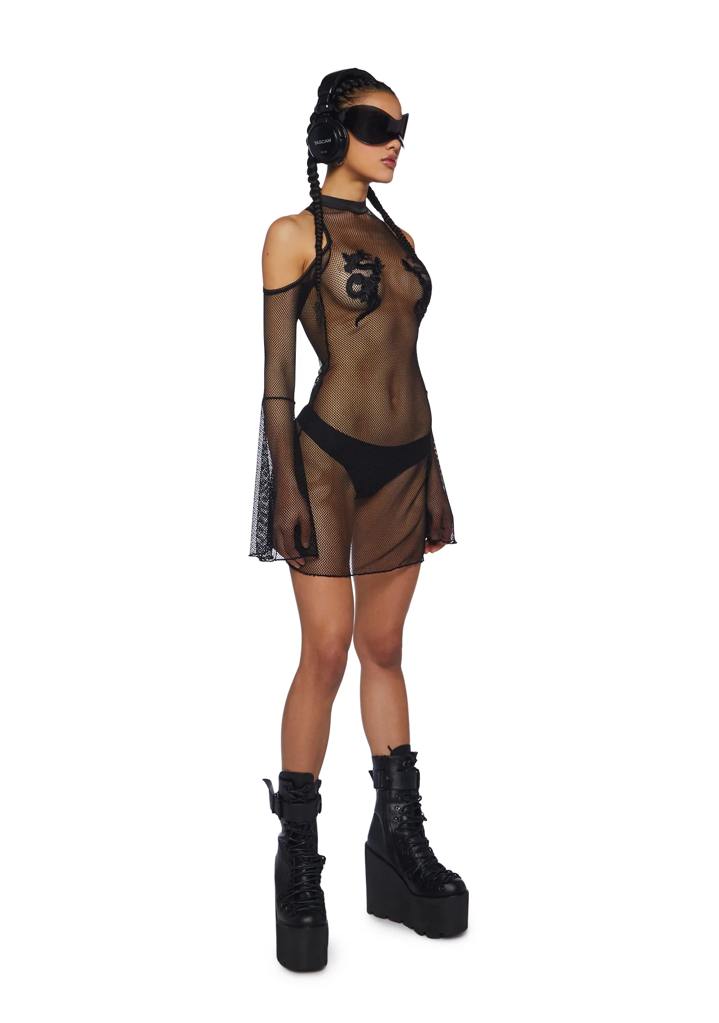 Bad Luck Dragon Mini Dress - Image 2