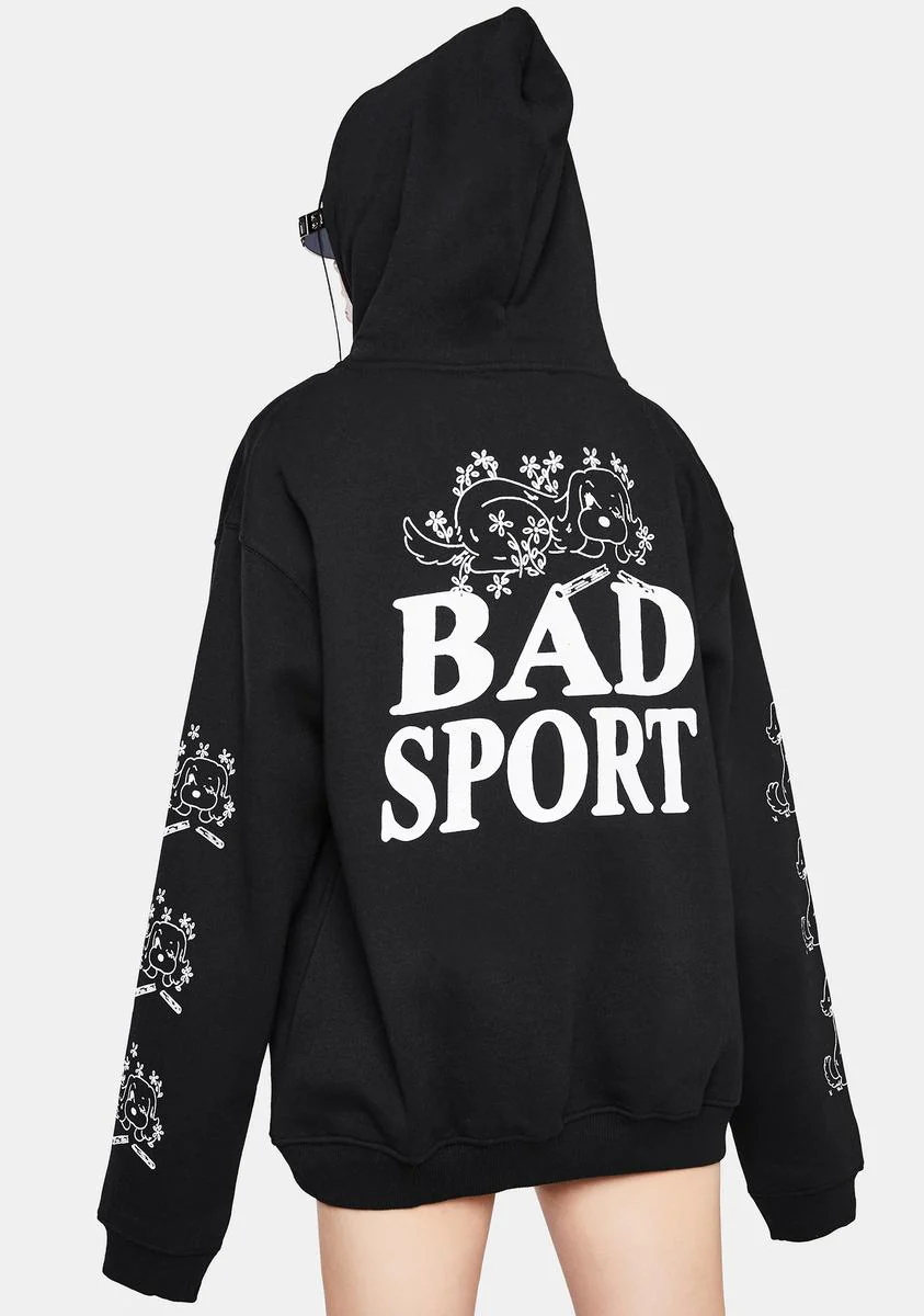 Bad Sport Graphic Hoodie - Image 2