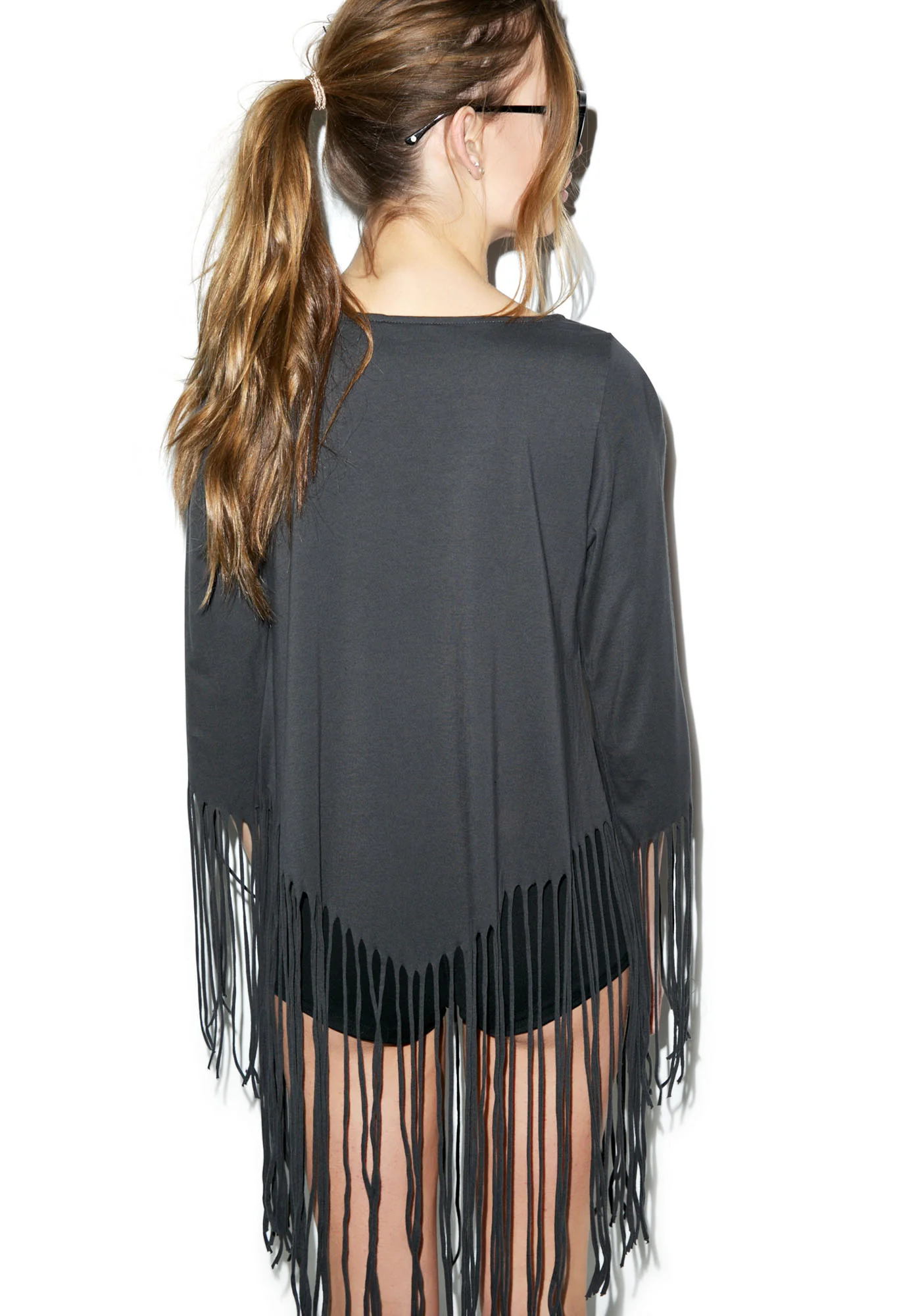 Bad To The Bone She Devil Fringe Top - Image 5