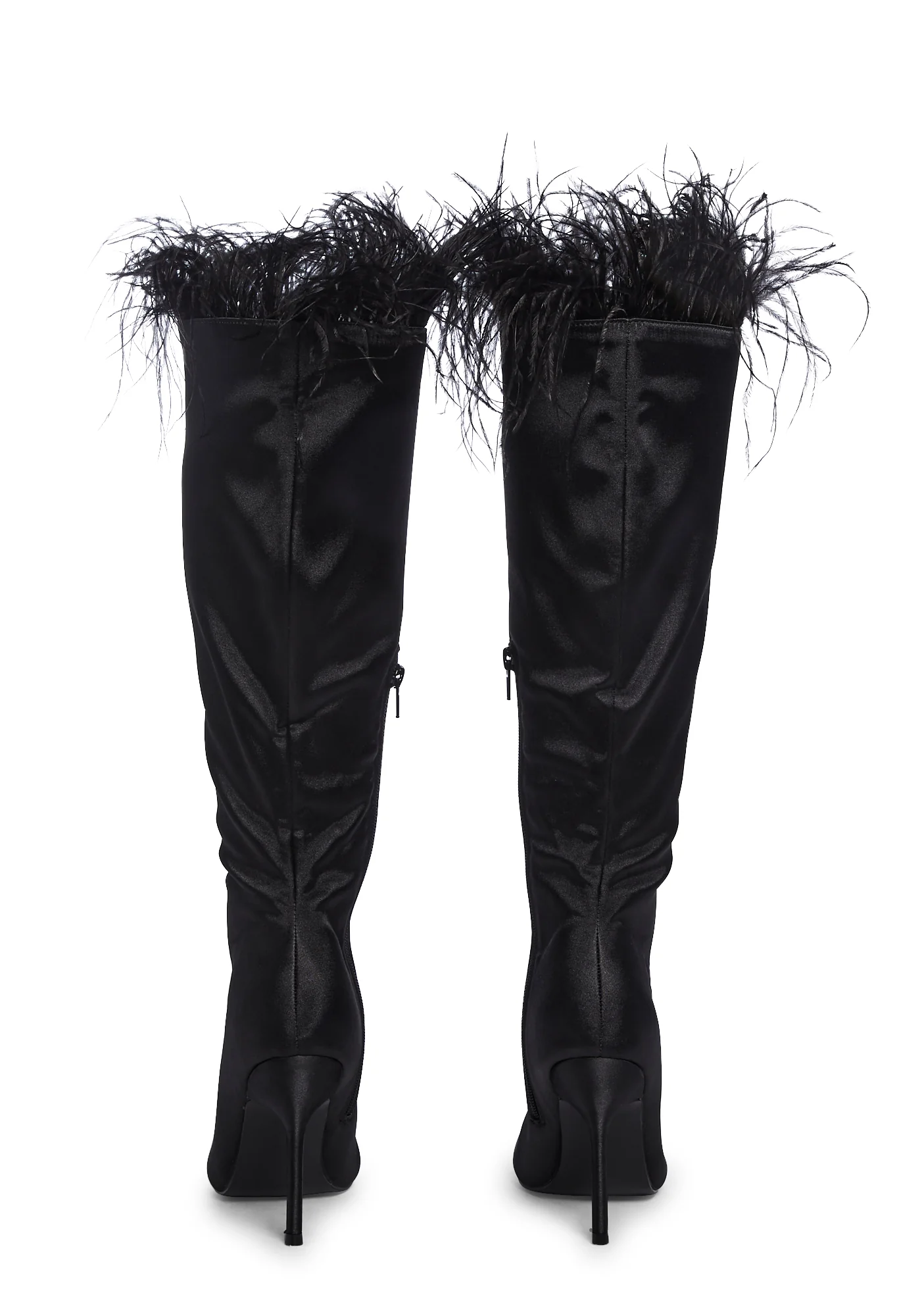 Baddie Knee High Boots - Black - Image 4