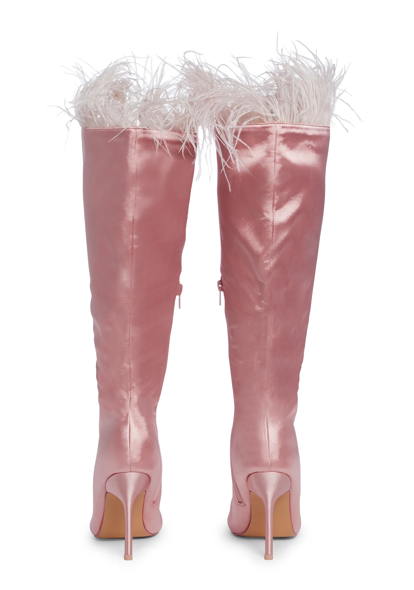 Baddie Knee High Boots - Pink - Image 4