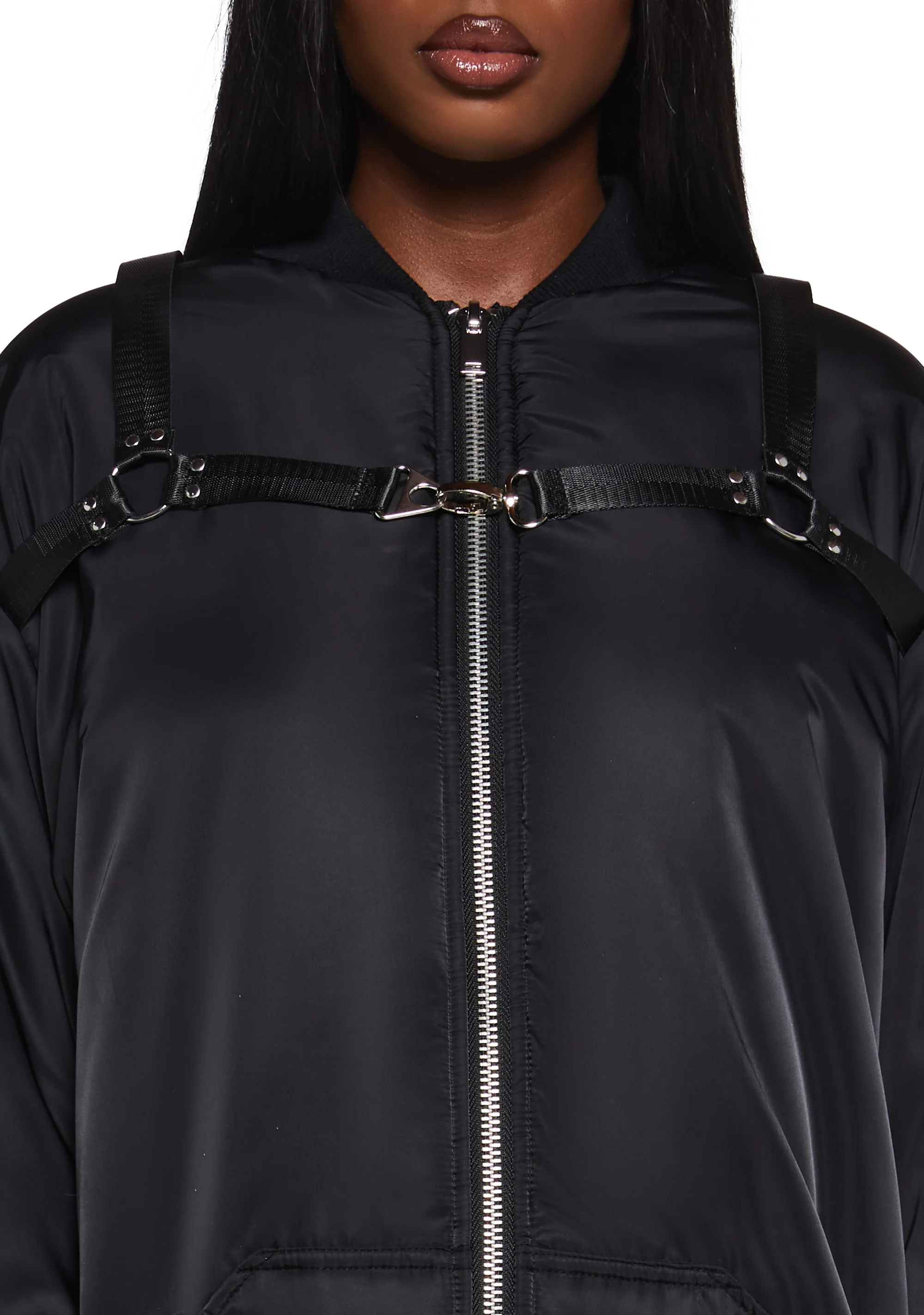 Baddie Undercover Oversized Bomber Jacket - Image 7