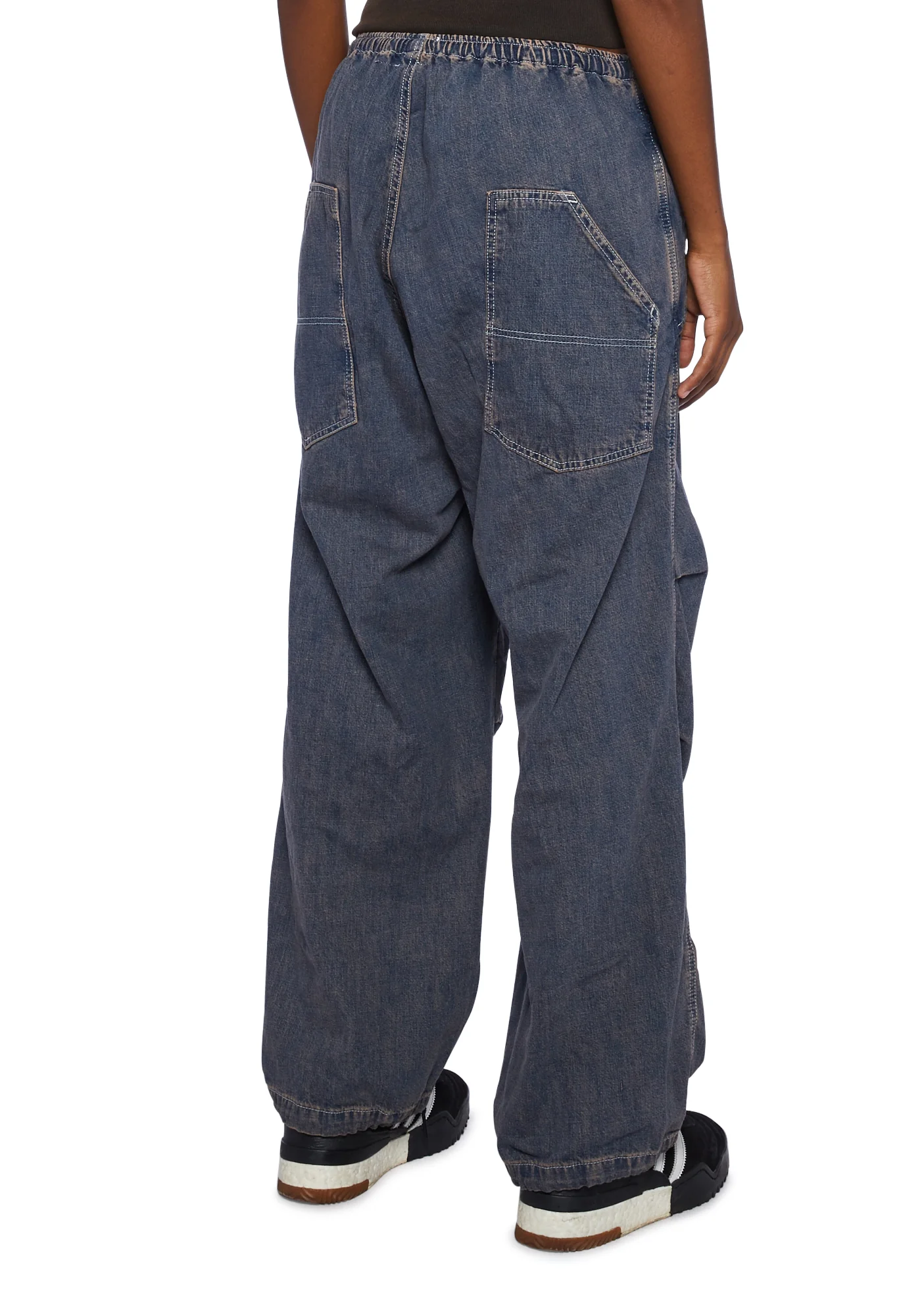 Baggy Cargo Pants - Purple - Image 4