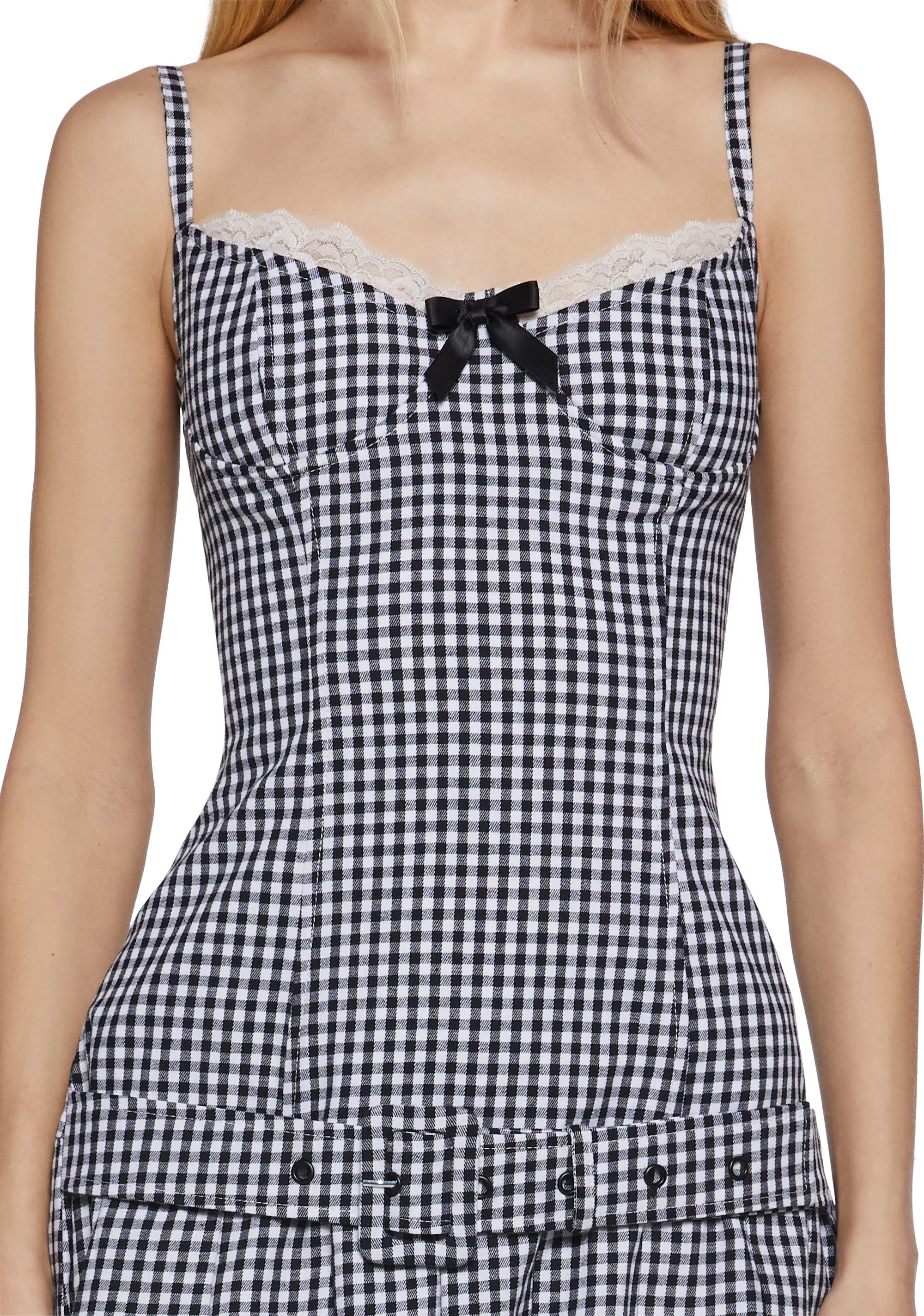Love Spark Gingham Dress - Image 5