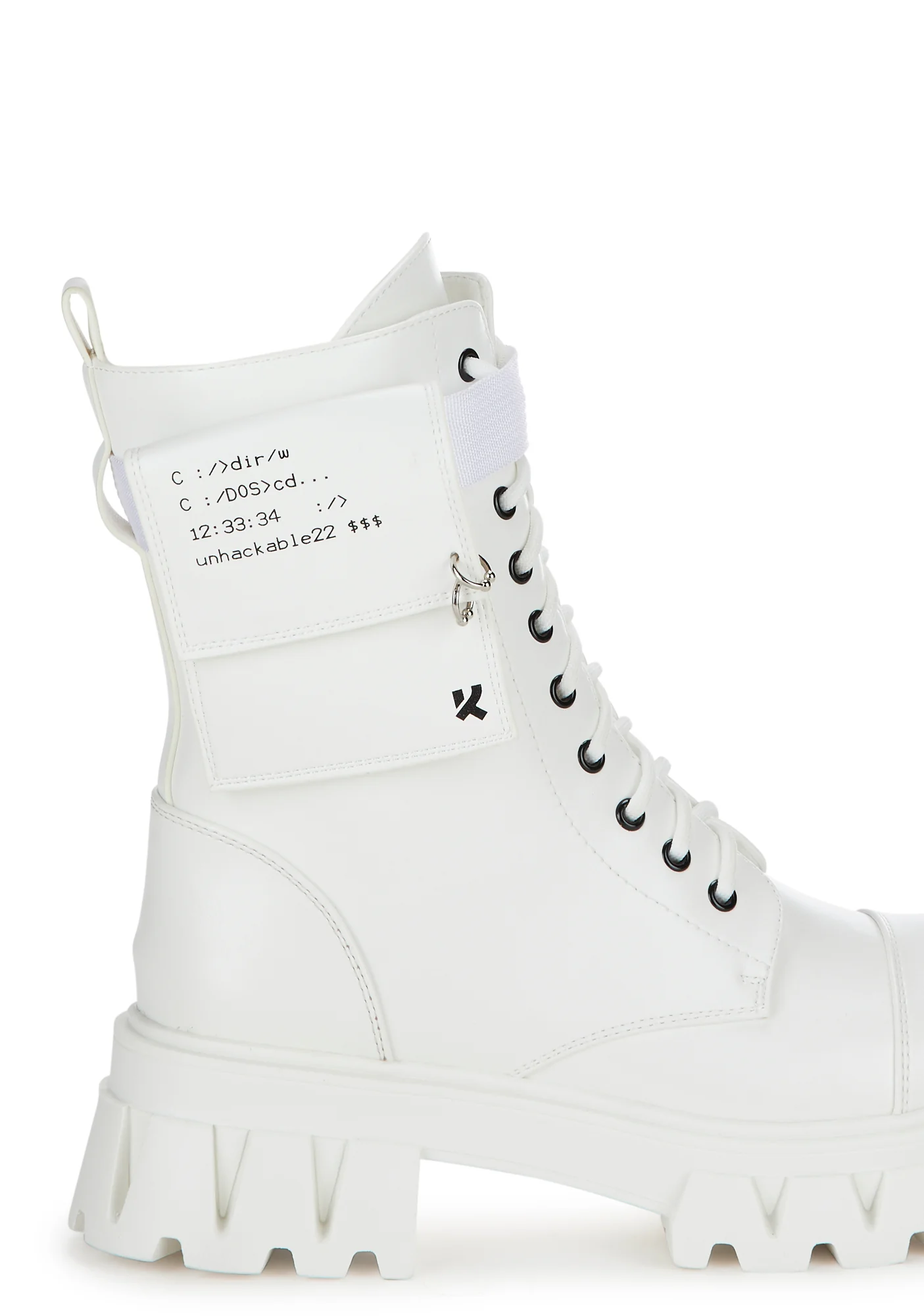 Banshee Combat Boots - White - Image 2