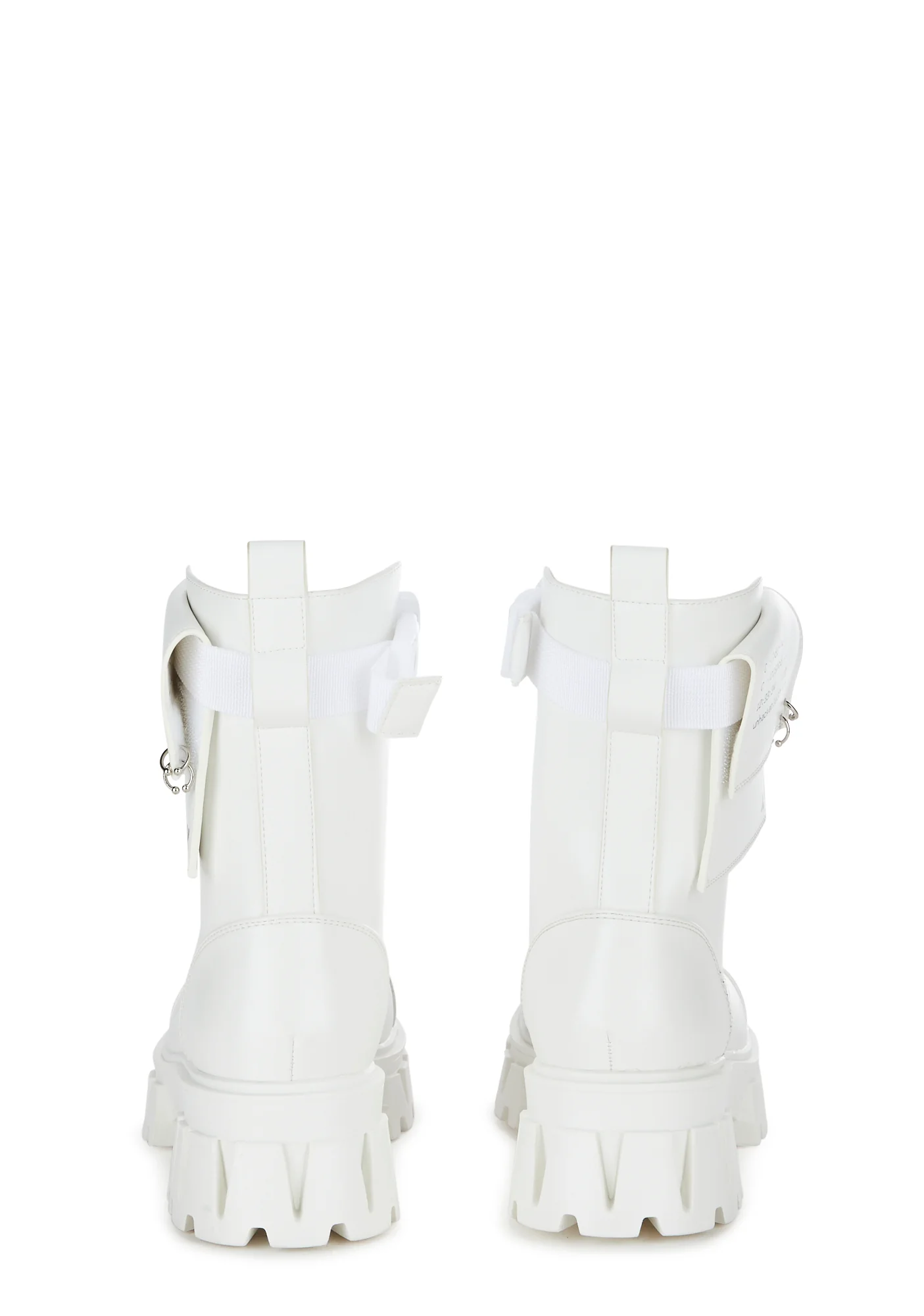 Banshee Combat Boots - White - Image 4