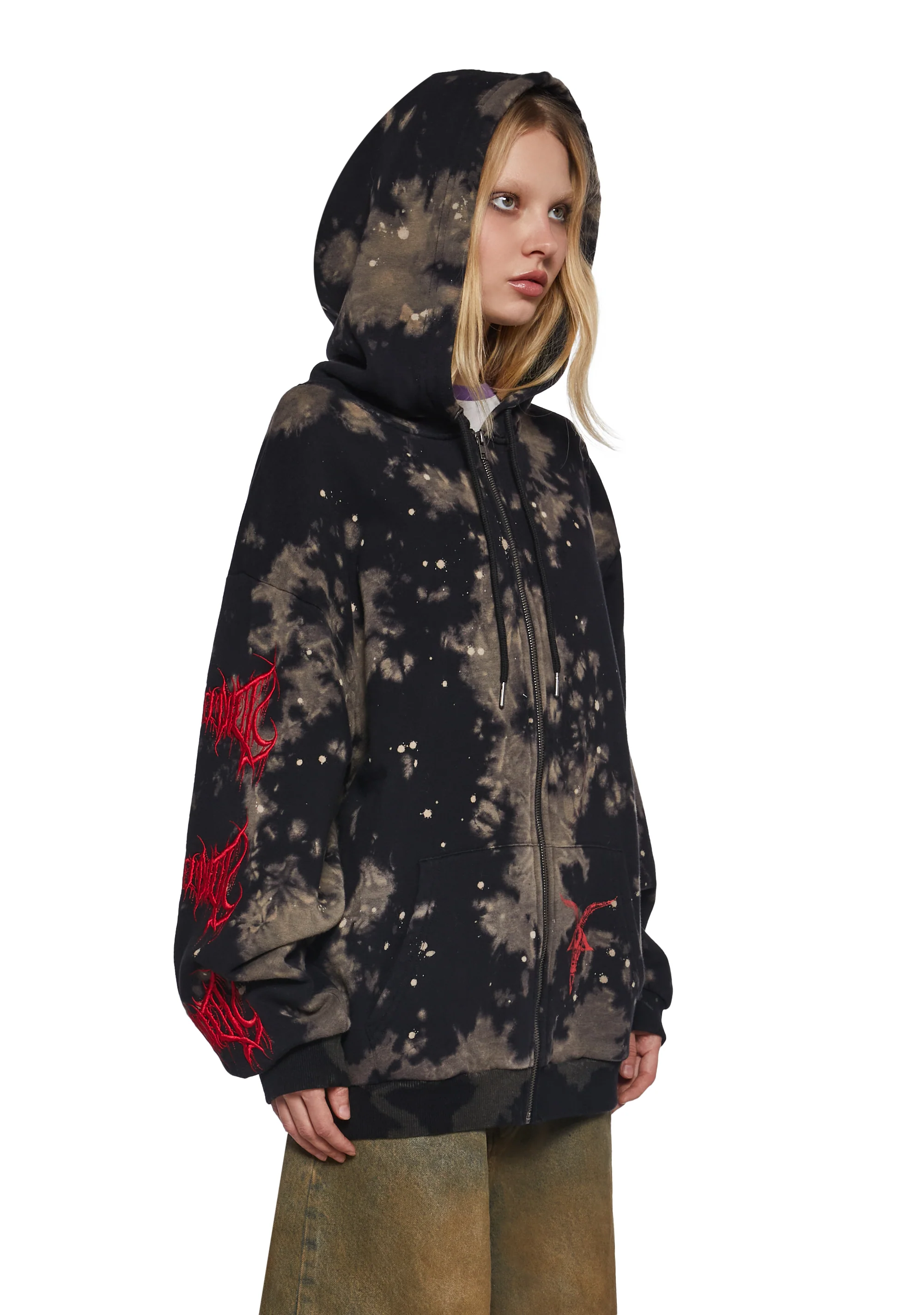 Baphomet Ritual Printed Hoodie - Image 3