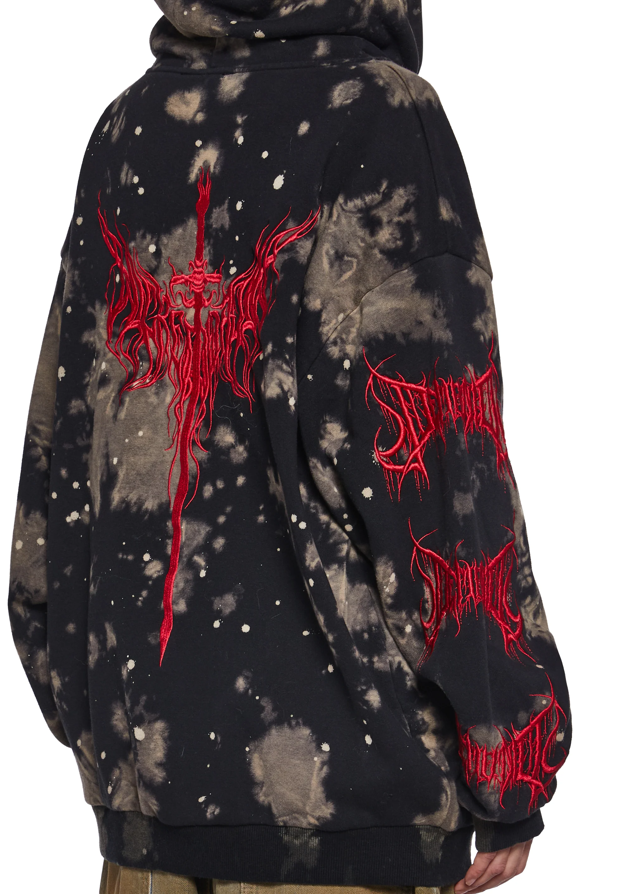 Baphomet Ritual Printed Hoodie - Image 5