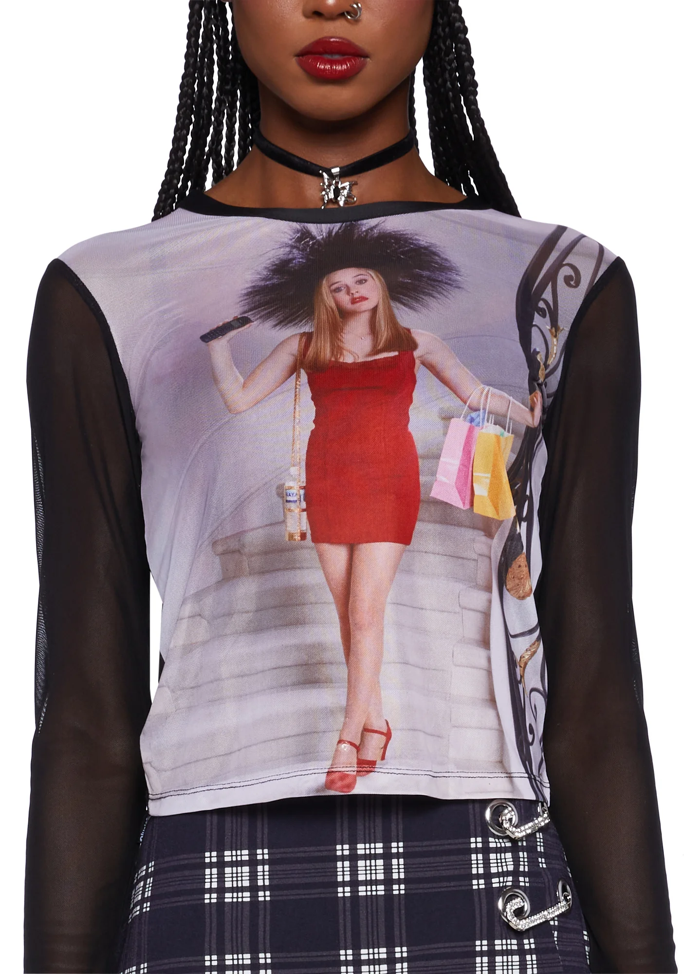 Barney Repeller Mesh Top - Image 2