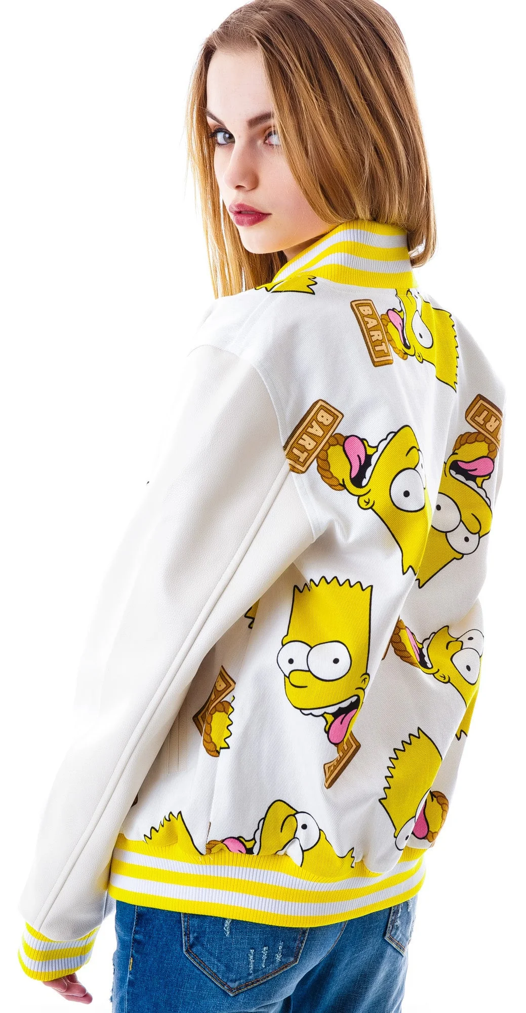 Bart Face Jacket - Black - Image 4