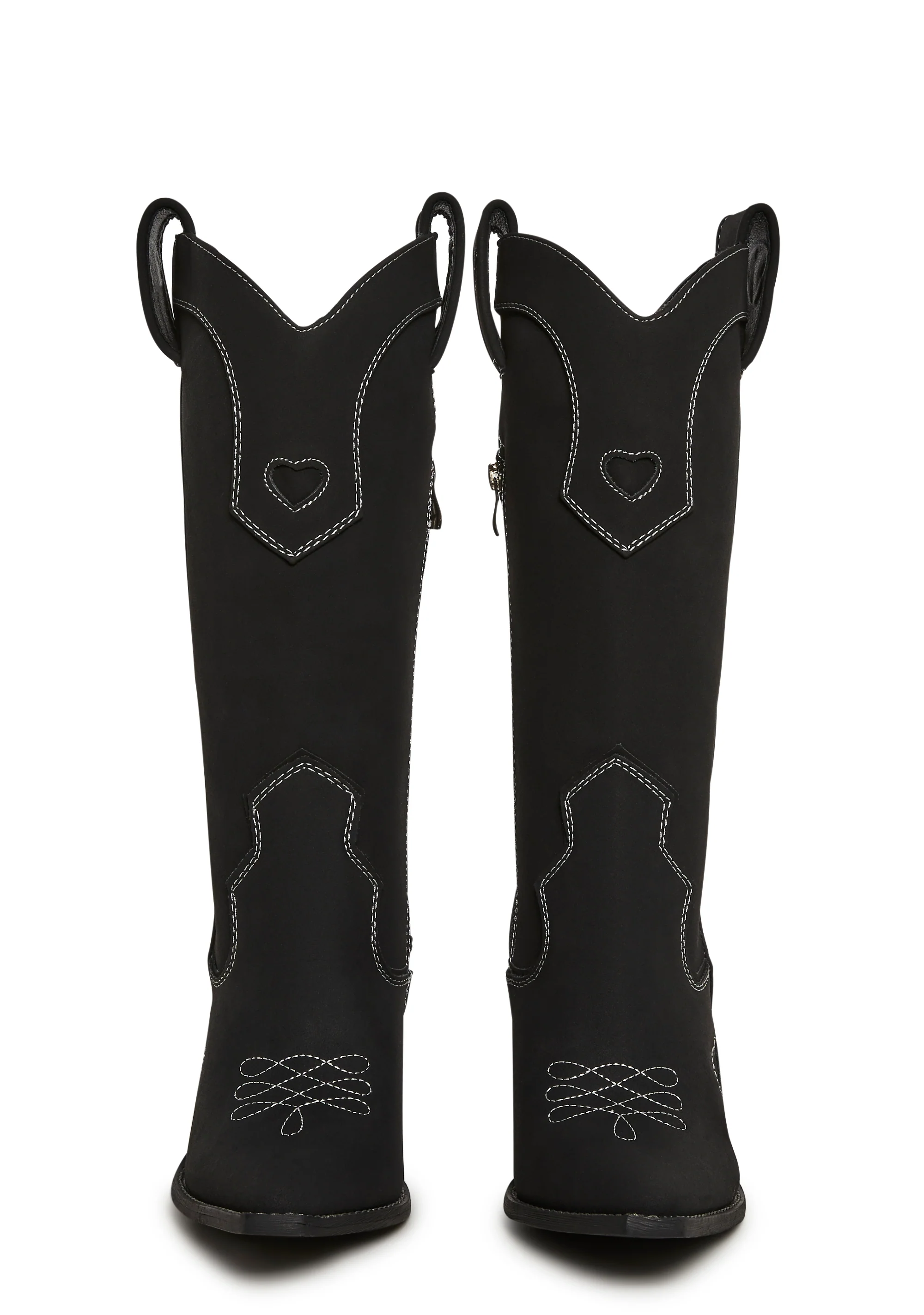 Basic Present Perfect Cowgirl Boots - Black - Image 5
