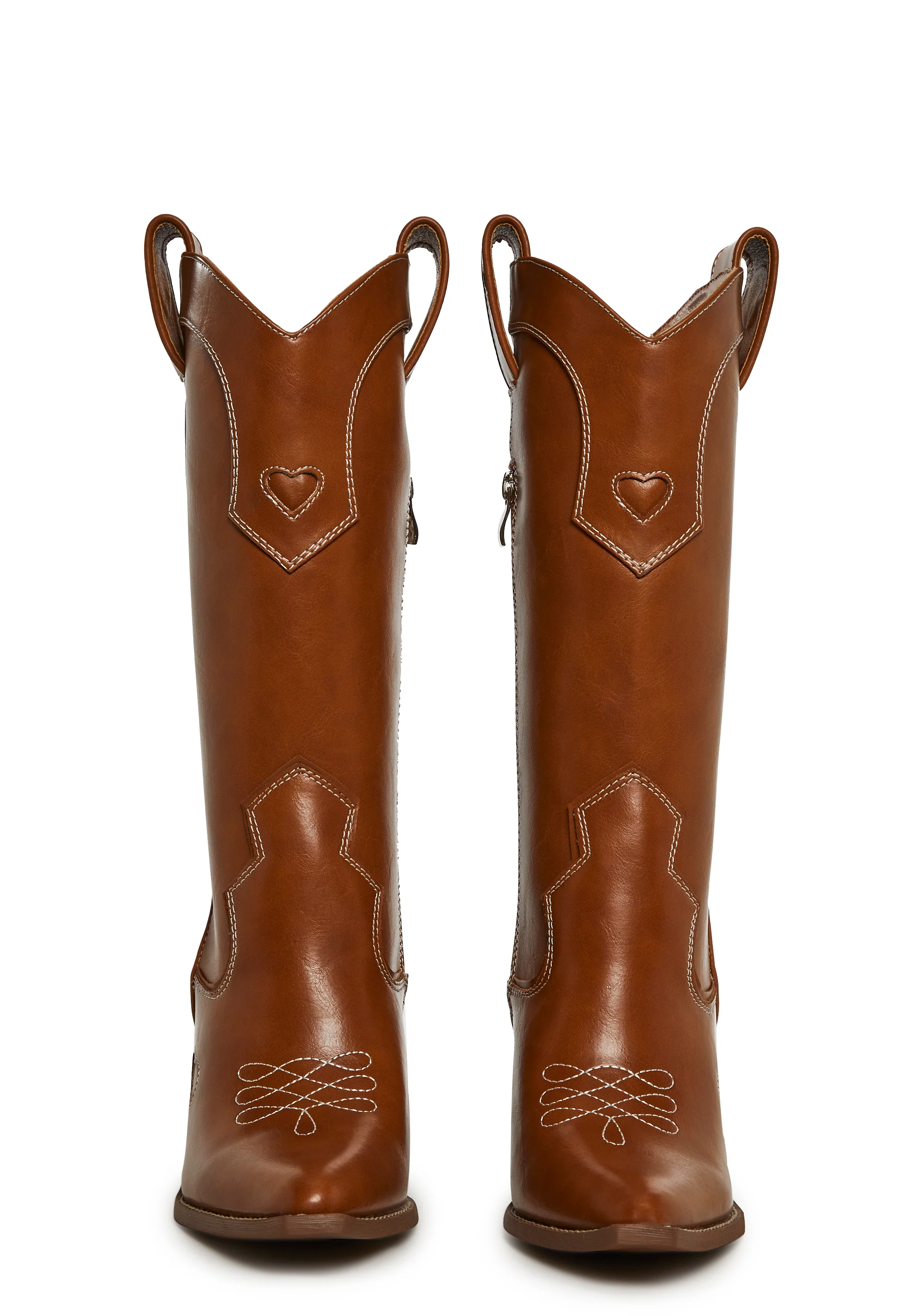 Basic Present Perfect Cowgirl Boot - Carmel - Image 5