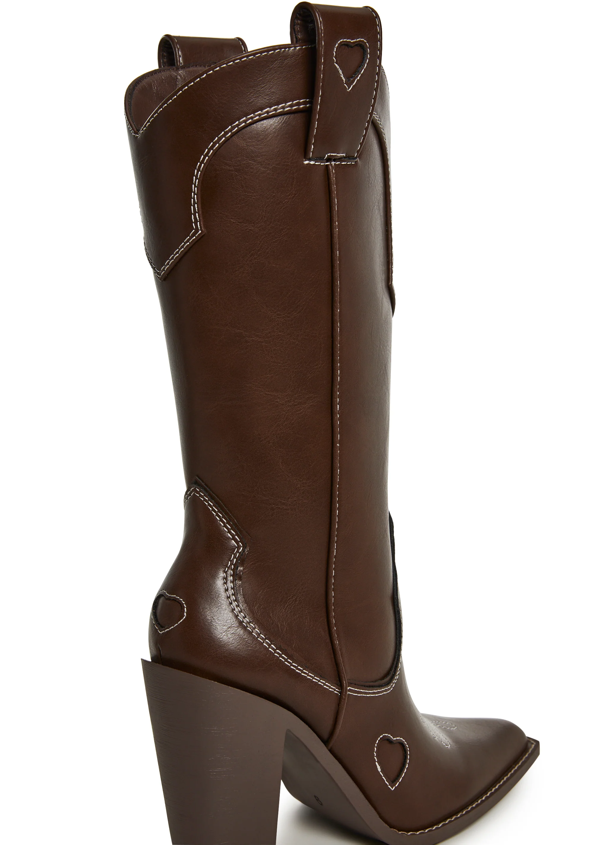 Basic Present Perfect Cowgirl Boot - Brown - Image 2