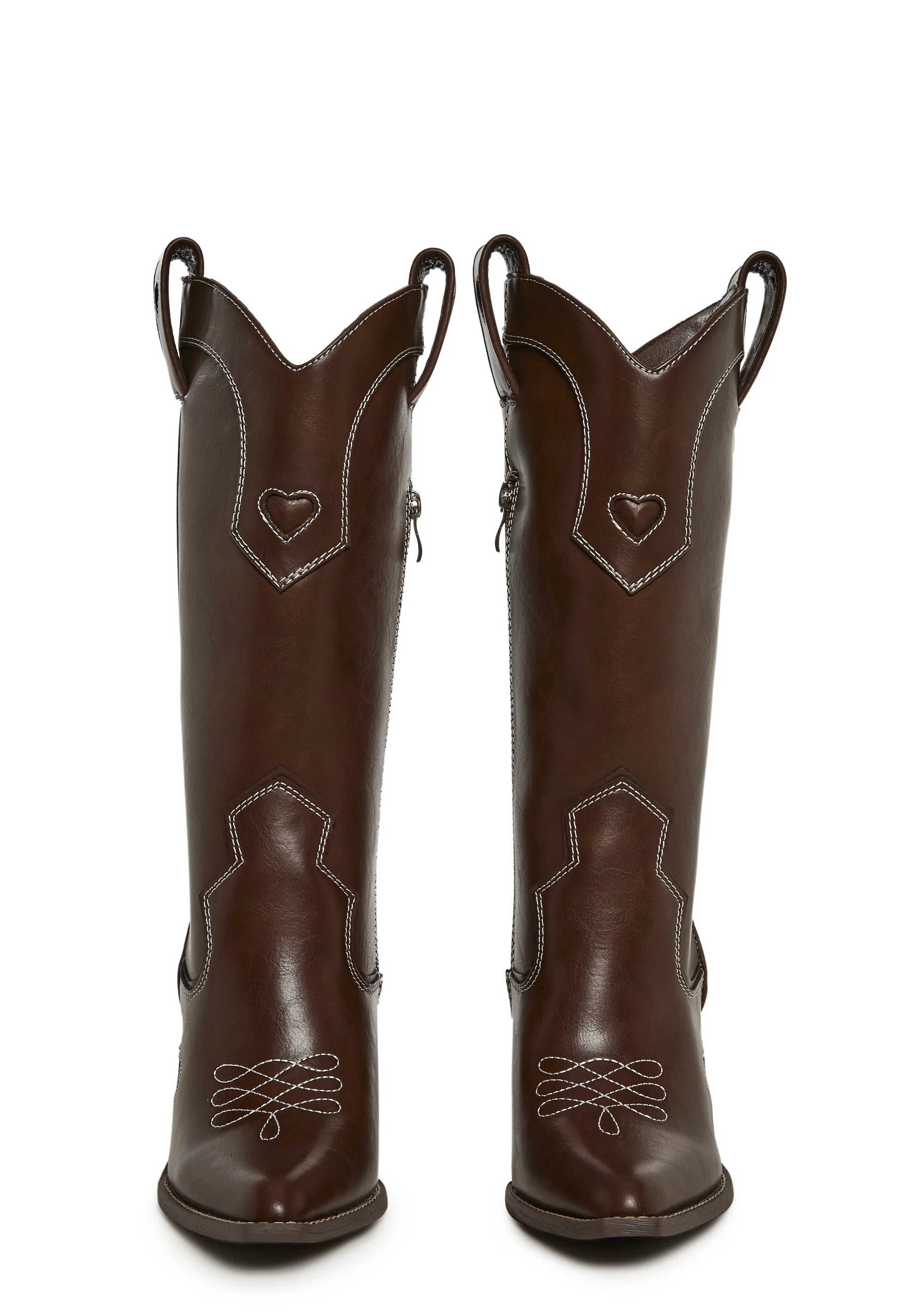 Basic Present Perfect Cowgirl Boot - Brown - Image 5