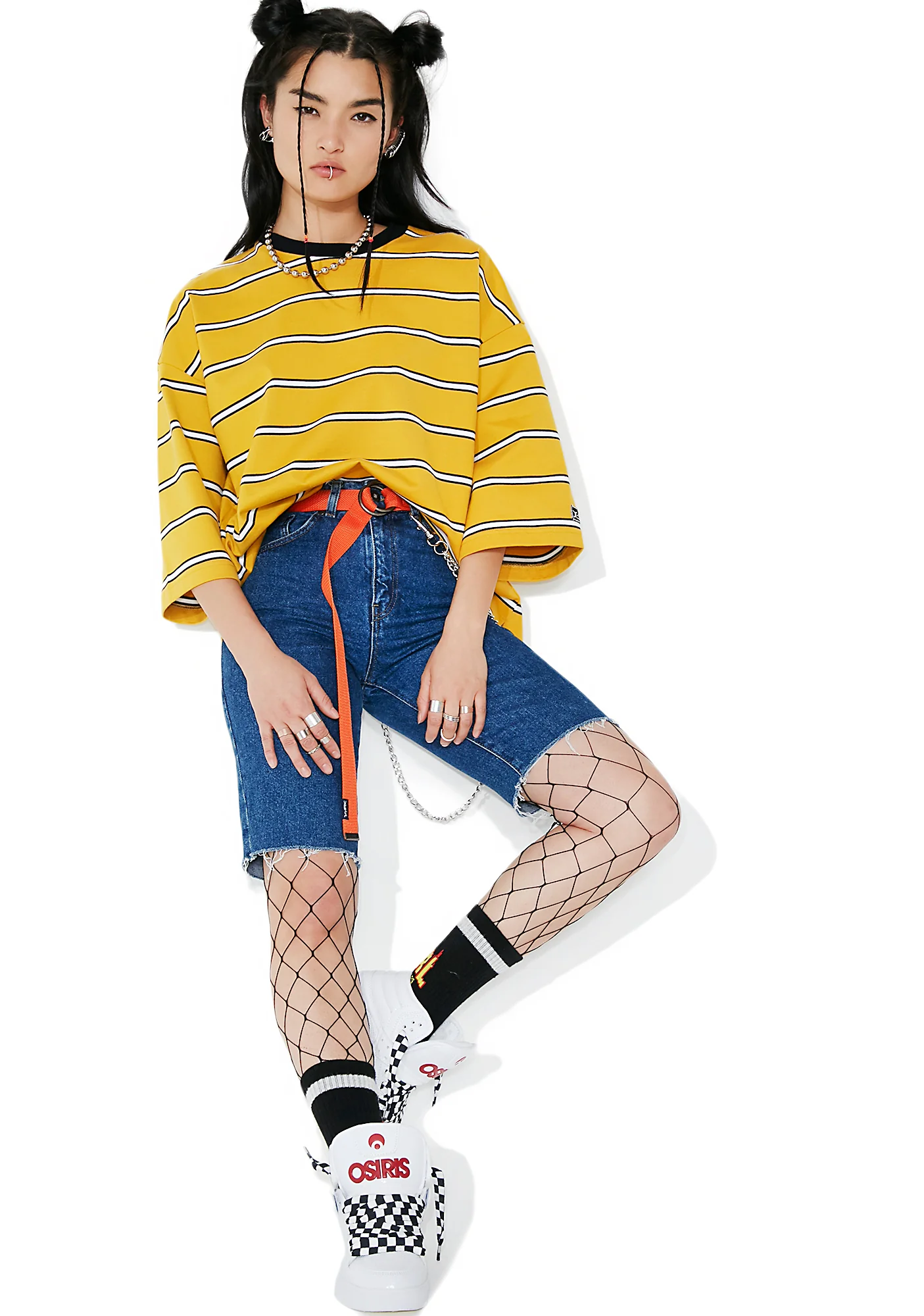 Basic Stripe Boxy Top - Image 5