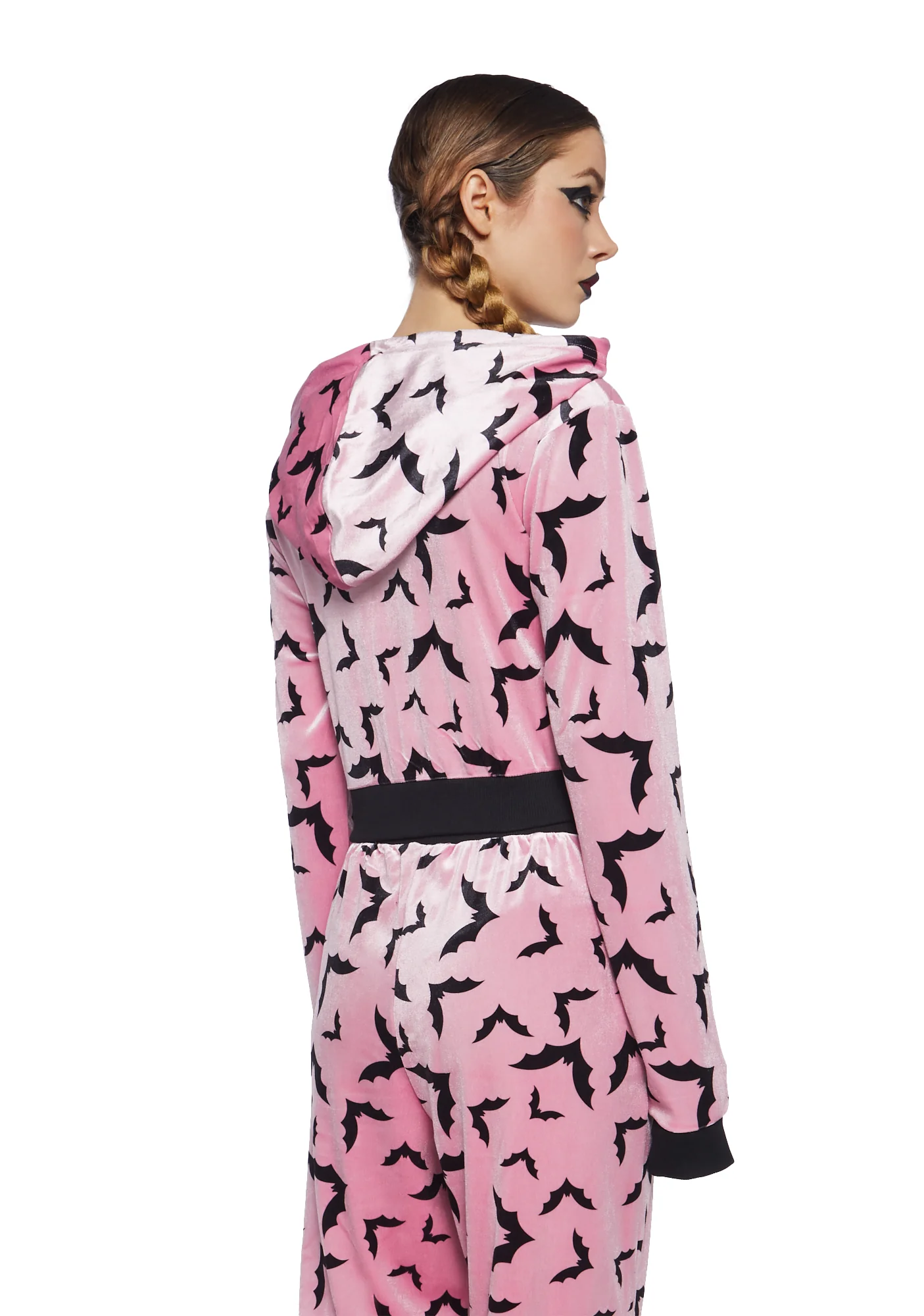 Sweet Bat Behavior Cropped Hoodie - Image 4
