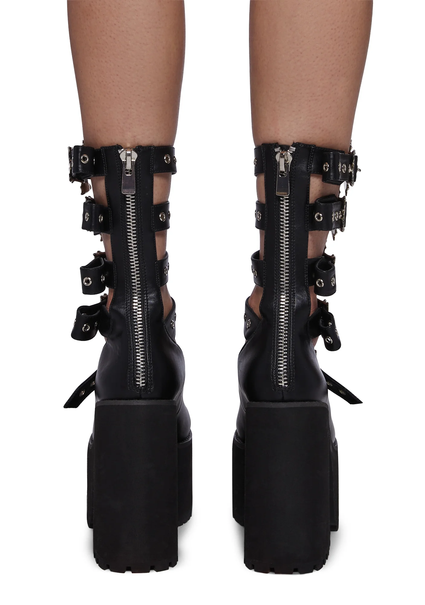 Batty Nights Platform Mary Janes - Image 4