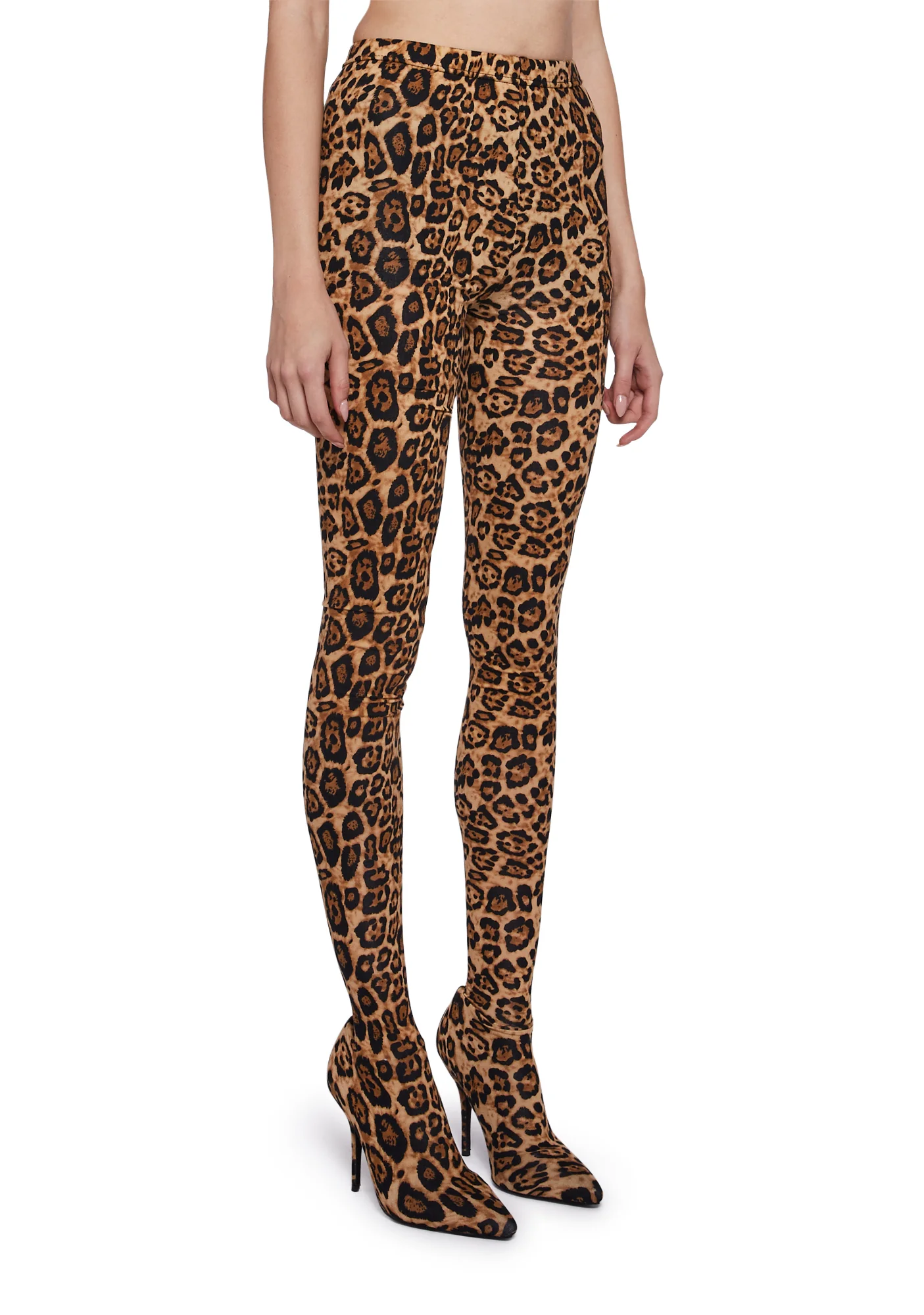 Bay Bay Leopard Pant Boots - Image 3