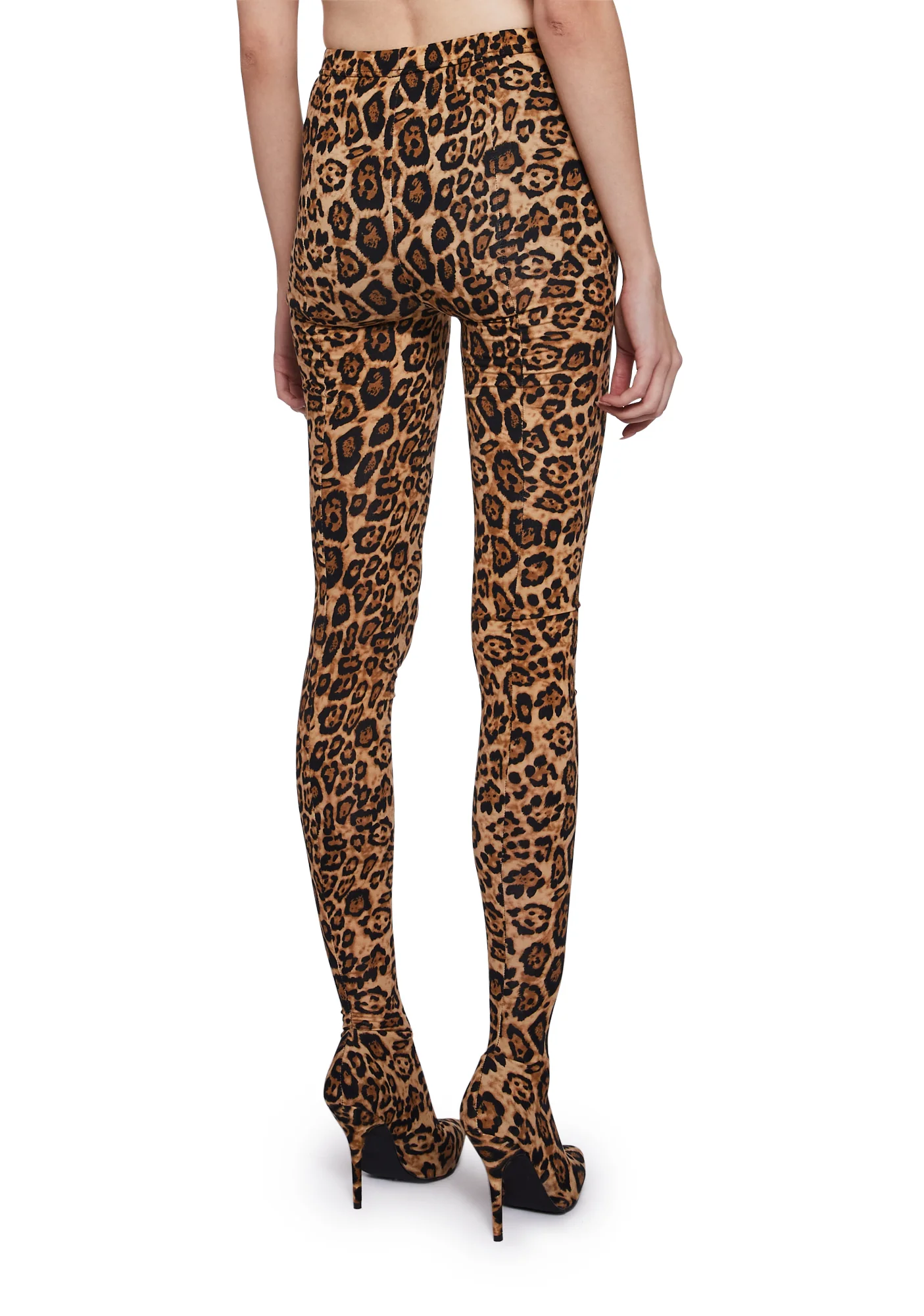 Bay Bay Leopard Pant Boots - Image 4