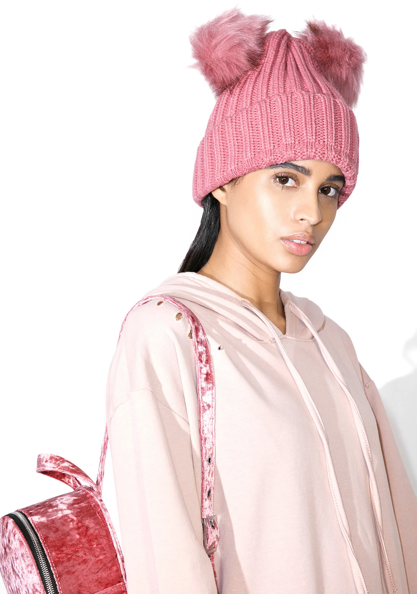 BB Kuma Pom-Pom Beanie - Image 5