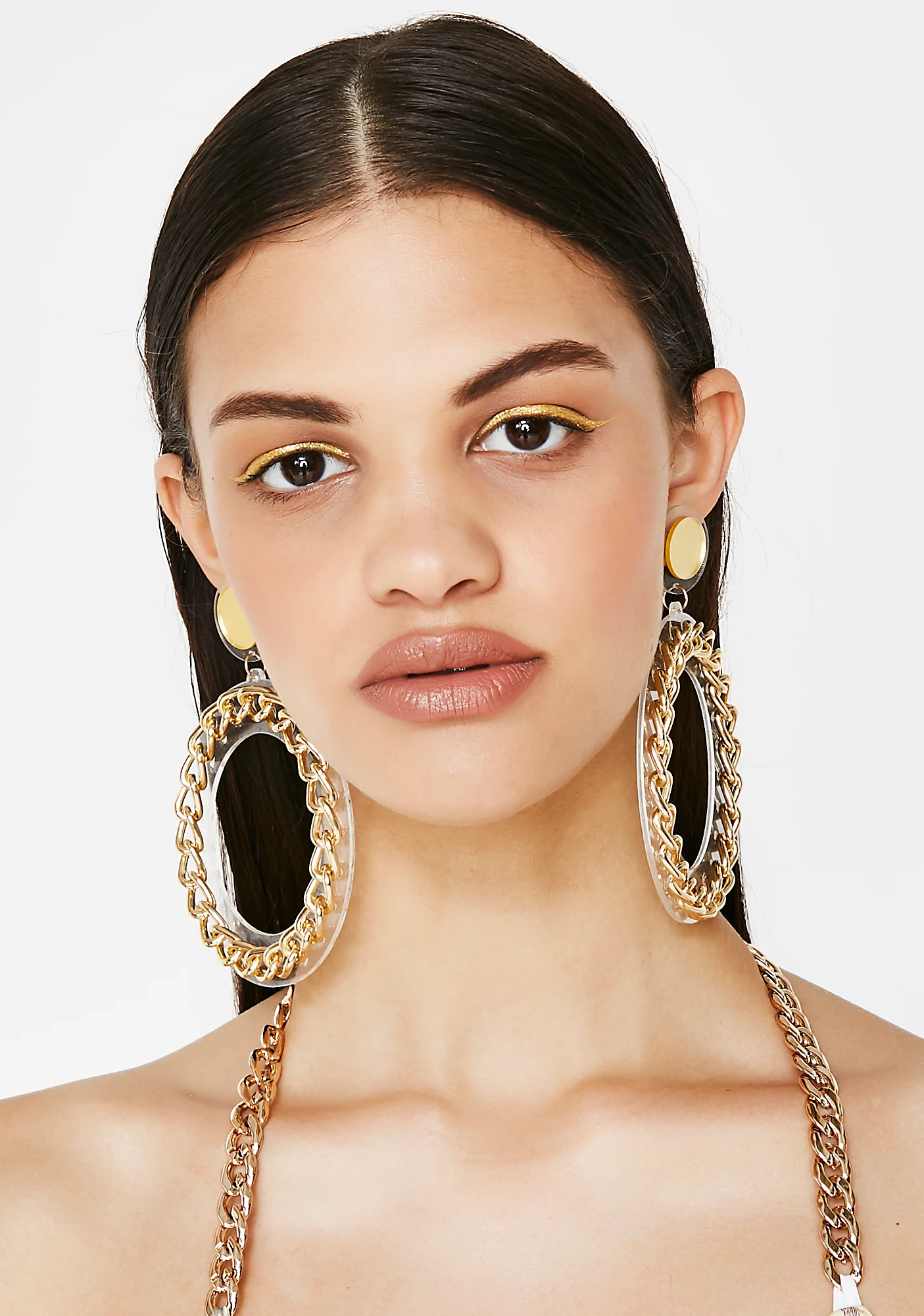 Be Louder Chain Earrings - Image 3
