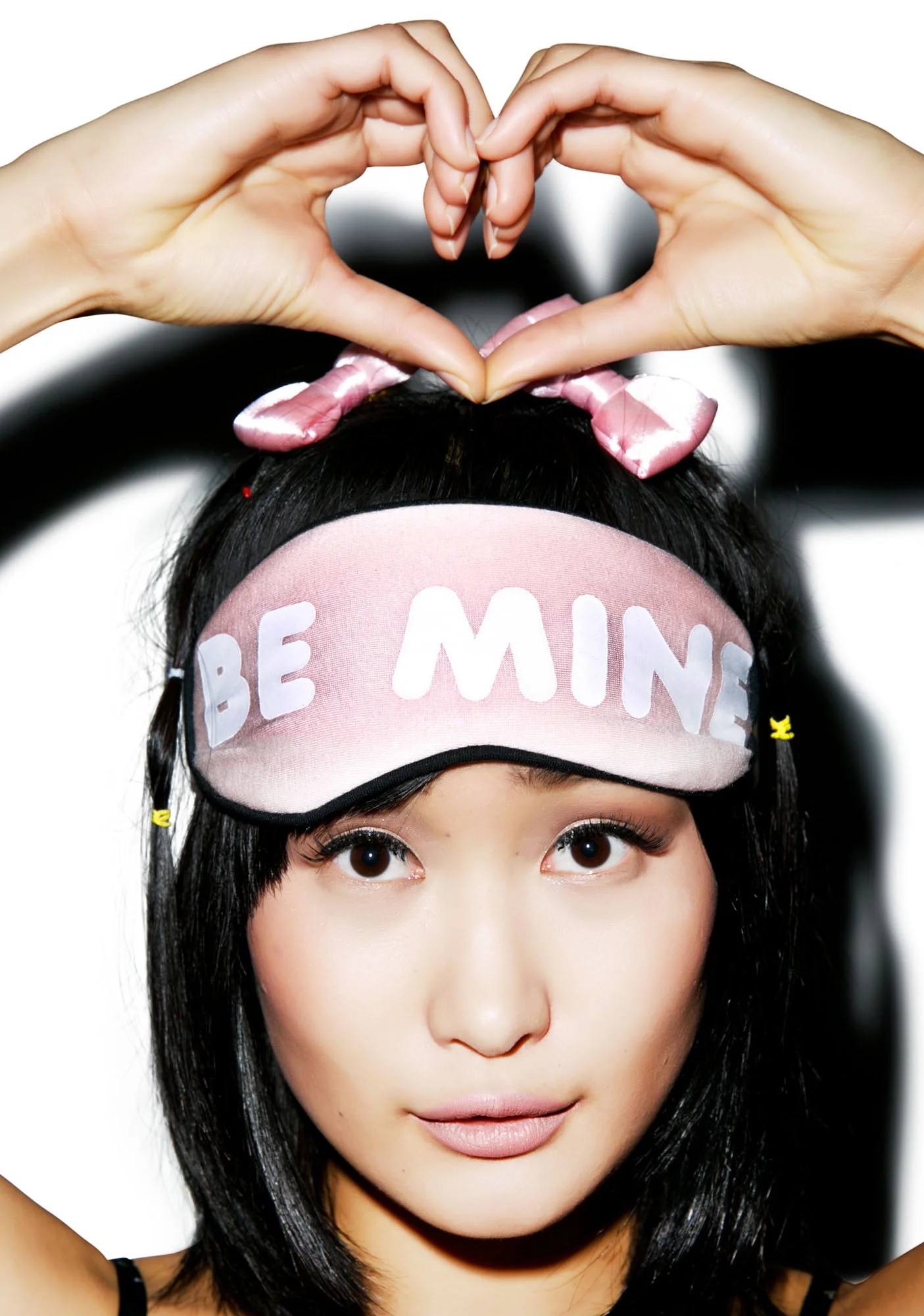 Be Mine Eye Mask - White - Image 5