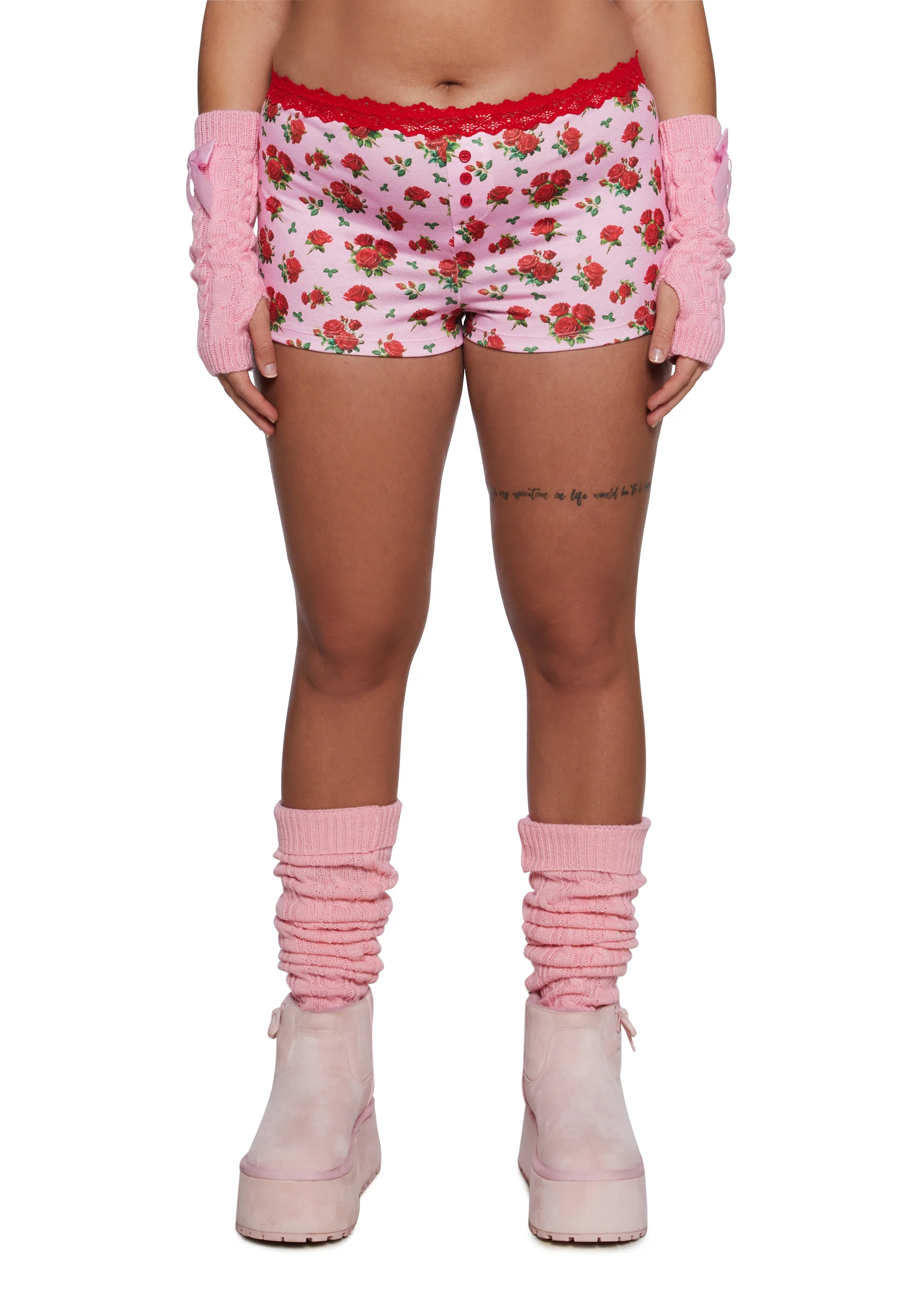Be Mine Tonight Knit Boyshorts - Image 2