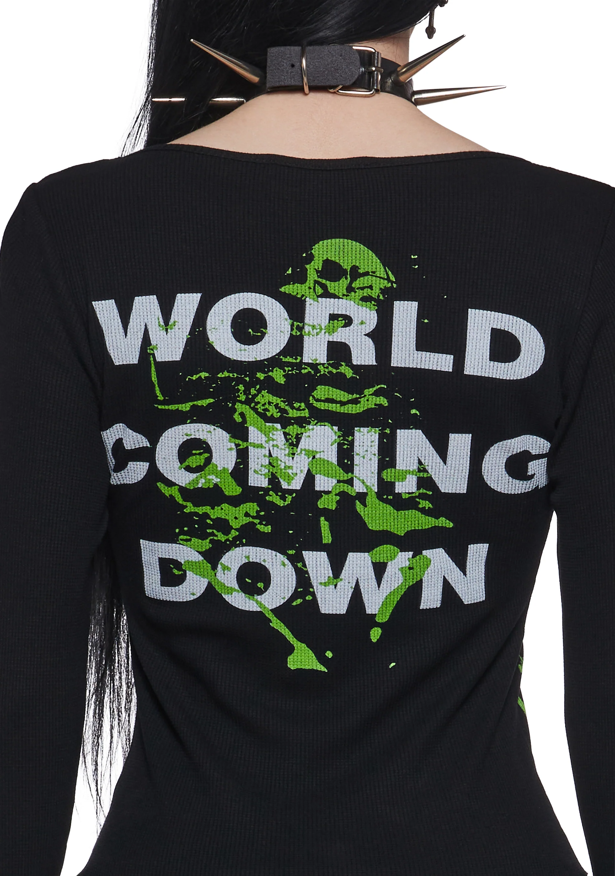 World Coming Down Long Sleeve Top - Image 6