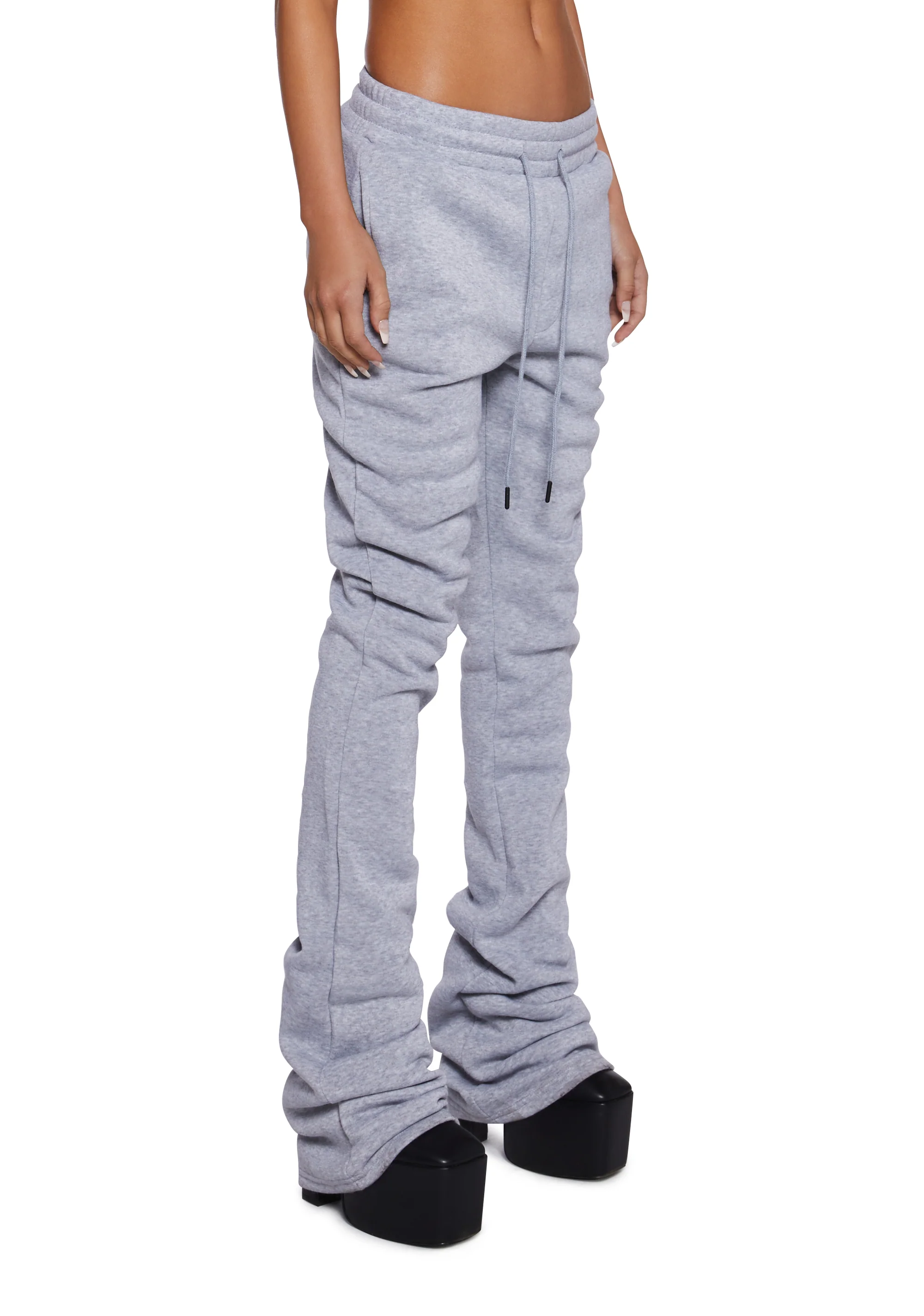 Be On Your Way Fleece Pants - Gray - Image 3