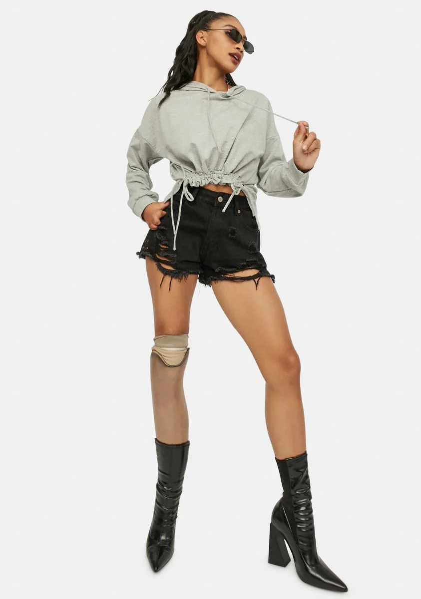 Beach Player Terry Hoodie Top - Image 3