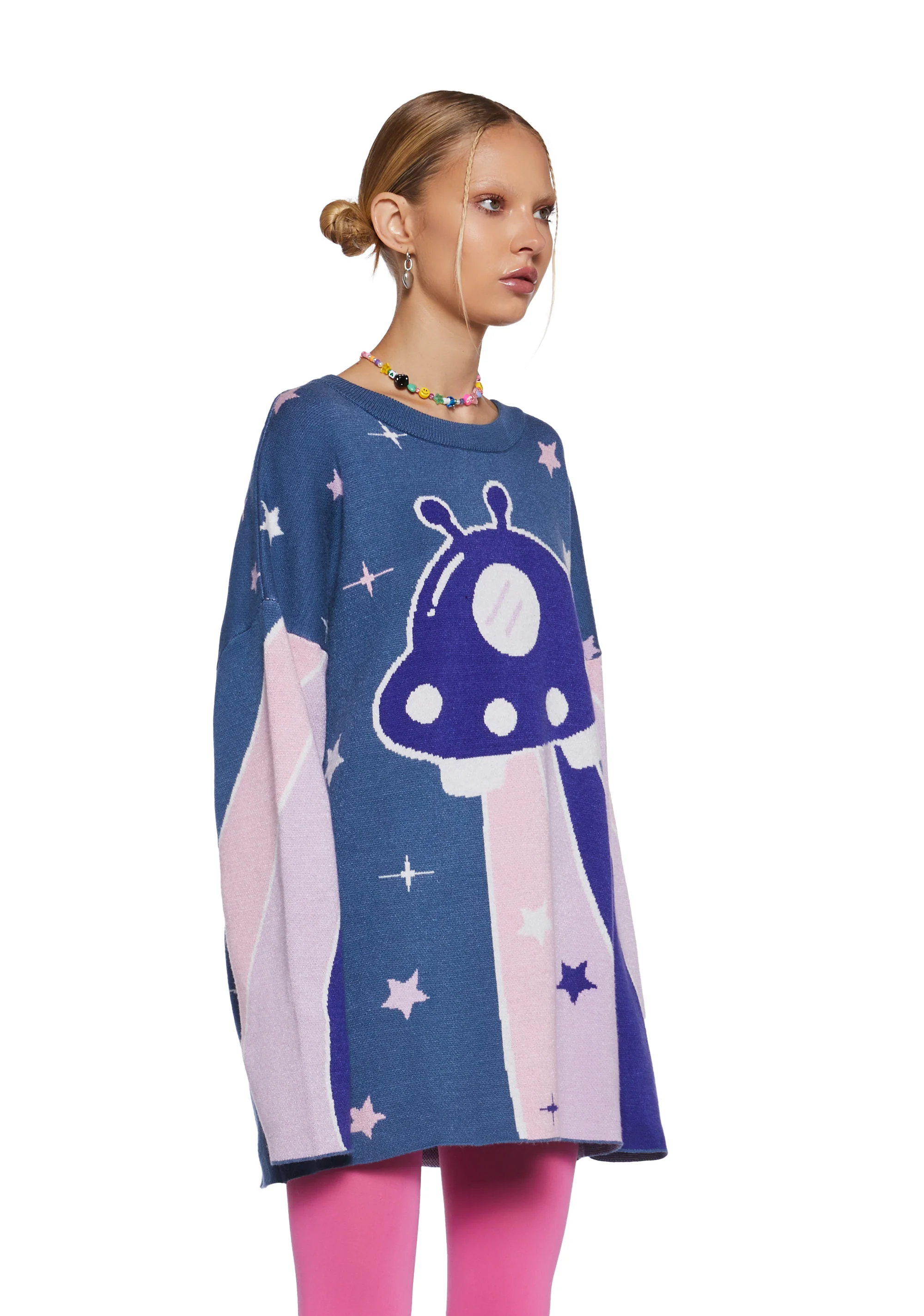 Beam Me Up Intarsia Sweater - Image 3