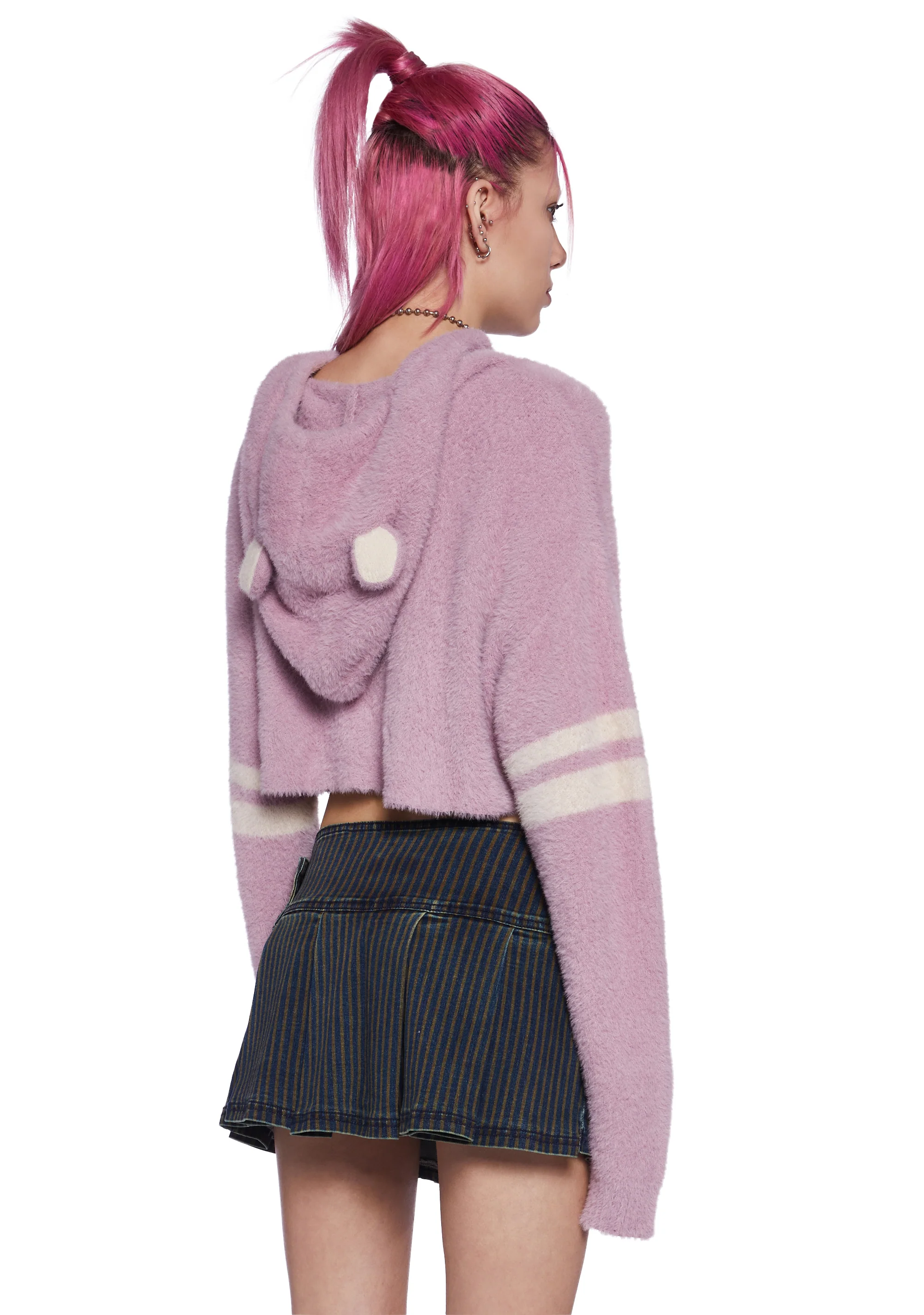 Bear Babe Cropped Sweater - Image 2