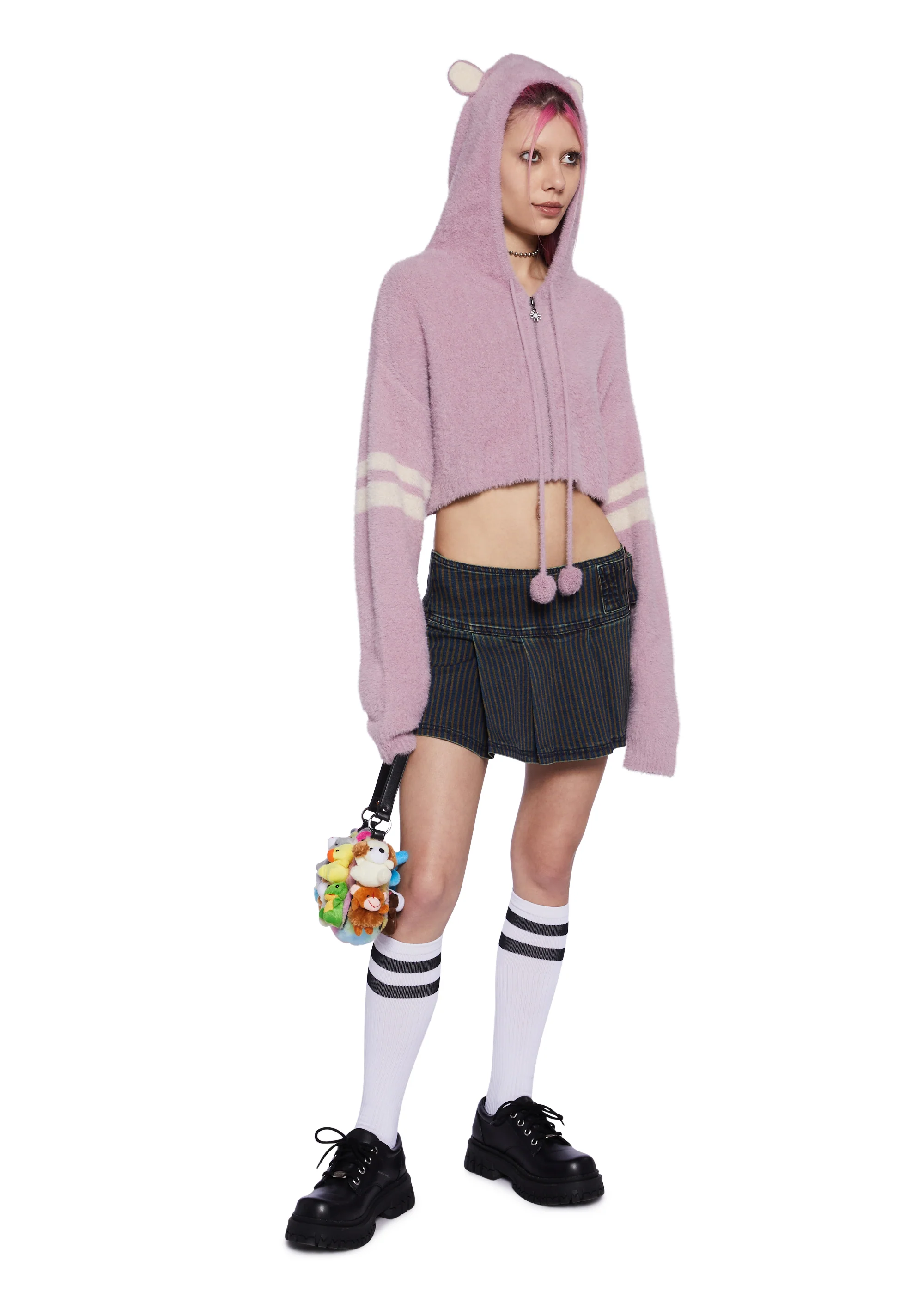 Bear Babe Cropped Sweater - Image 3