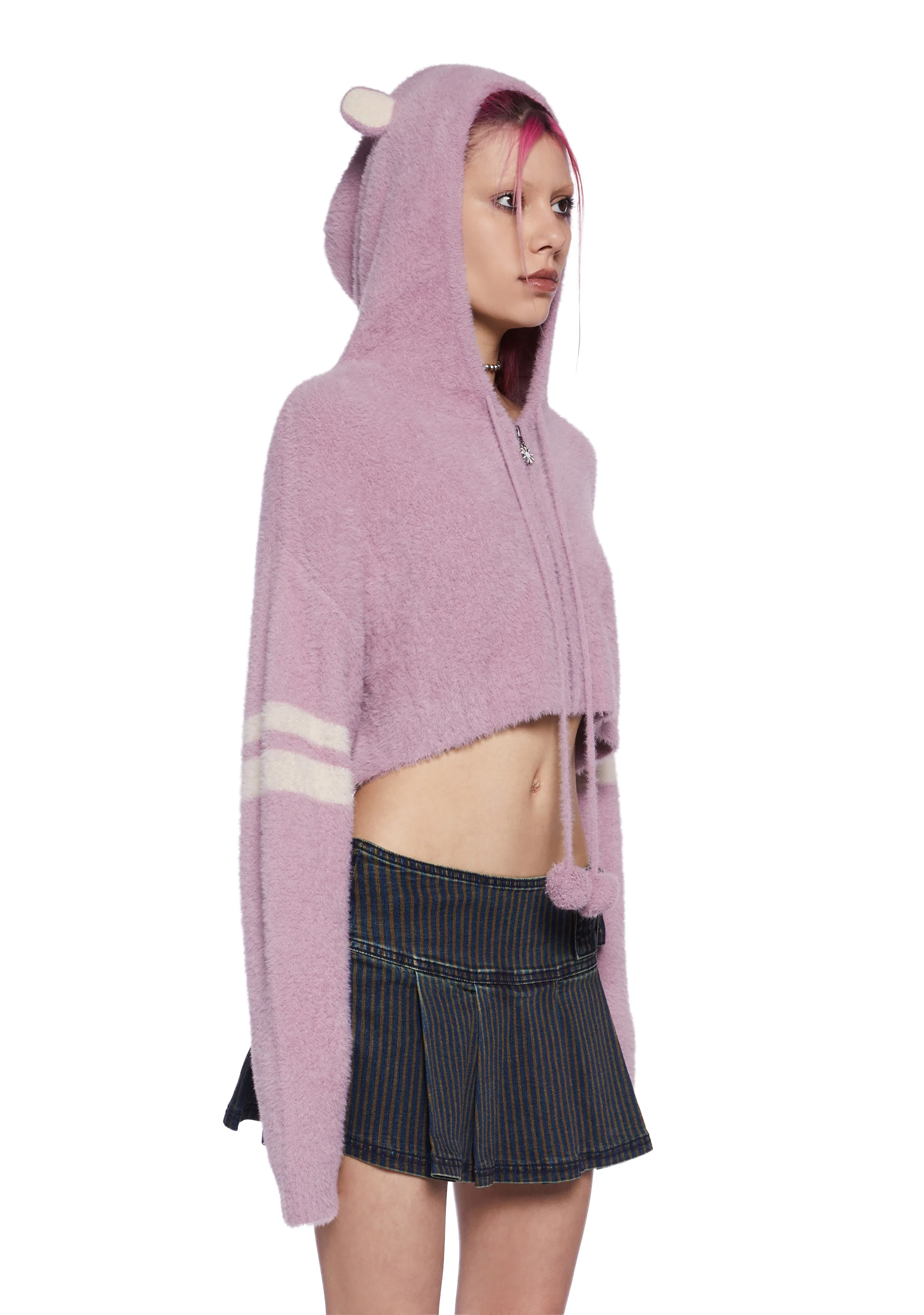 Bear Babe Cropped Sweater - Image 6