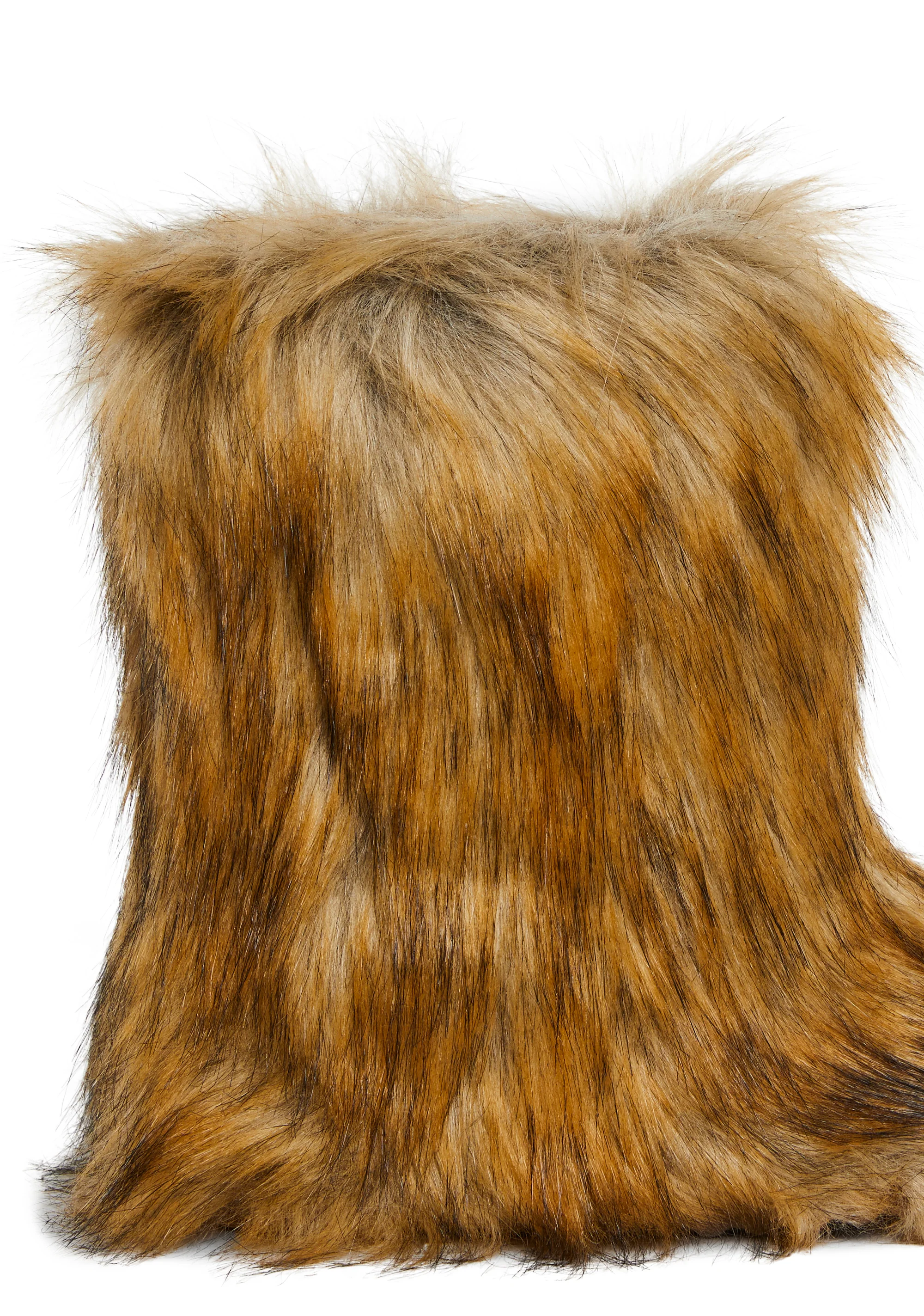 Beastie Faux Fur Booties - Image 2