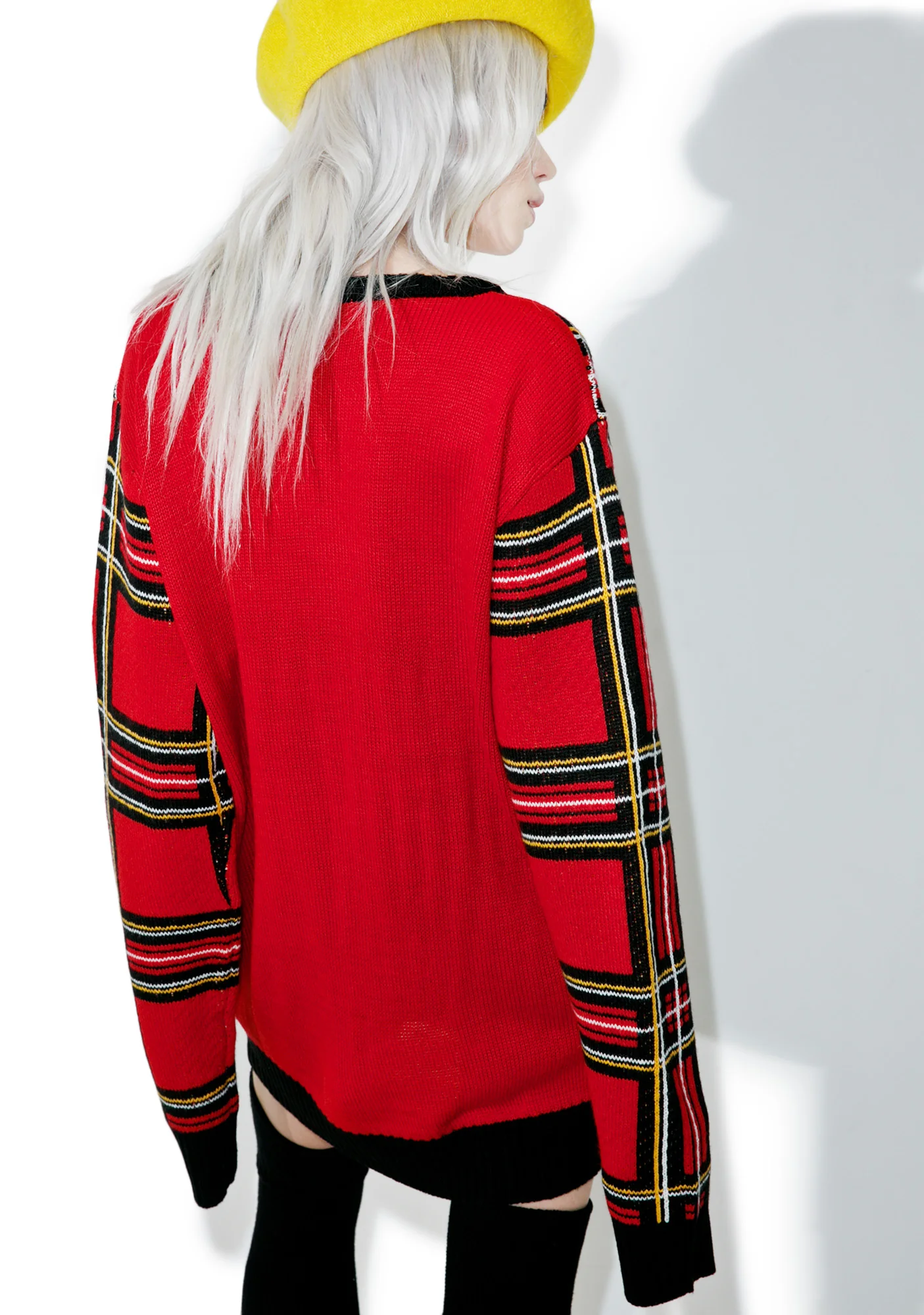 Beastplaid Pullover Sweater - Image 4