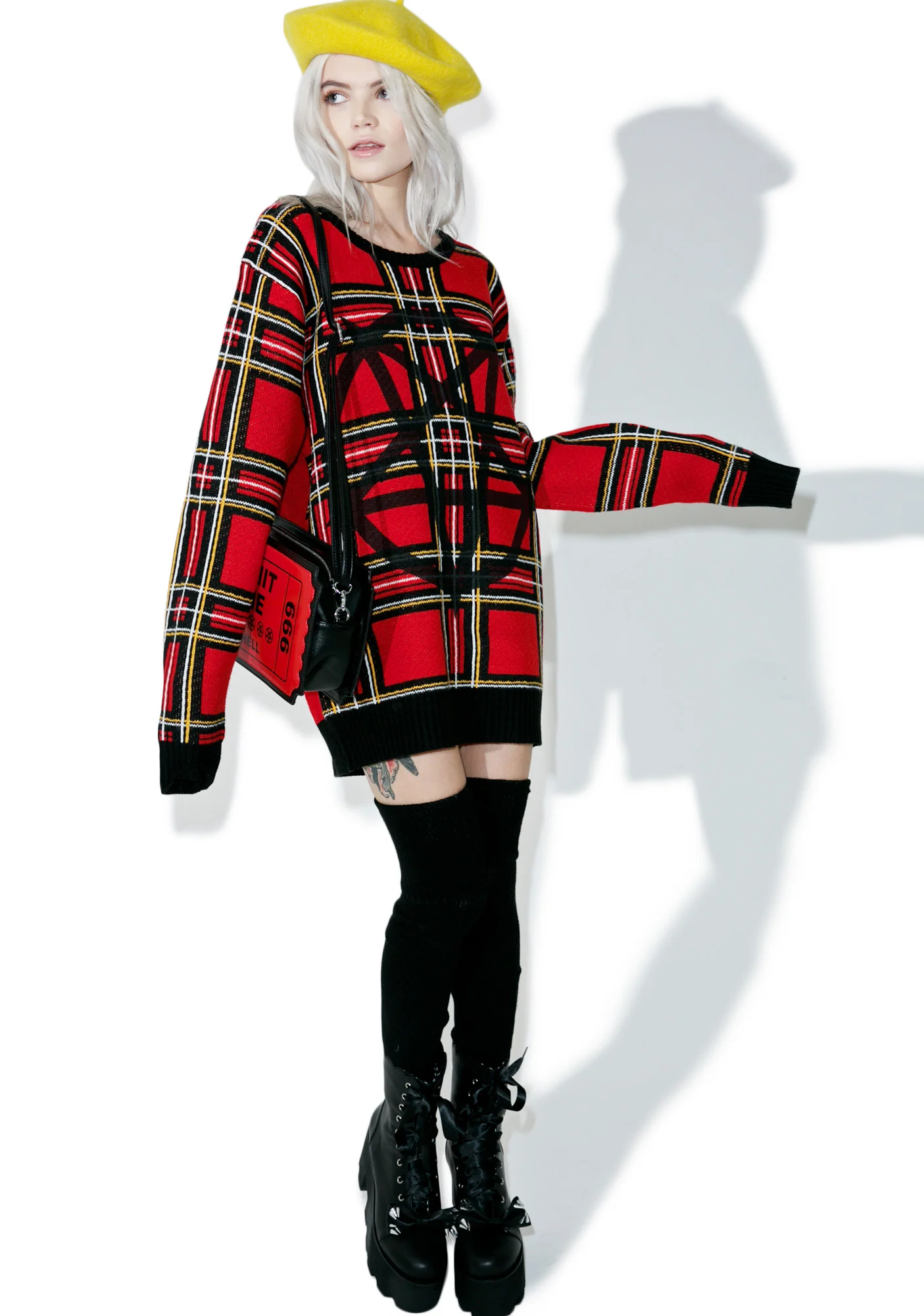Beastplaid Pullover Sweater - Image 5