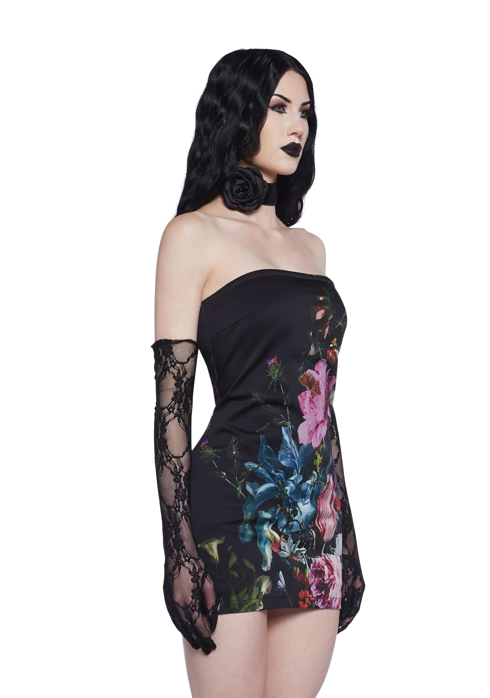 Beauty In Darkness Mini Dress - Image 2
