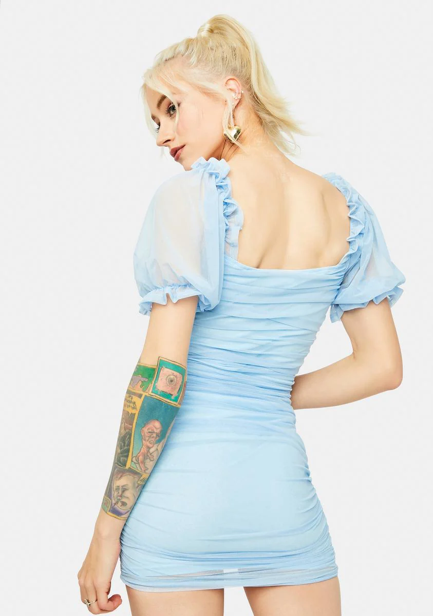 Becoming Bougie Puff Sleeve Mini Dress - Image 4